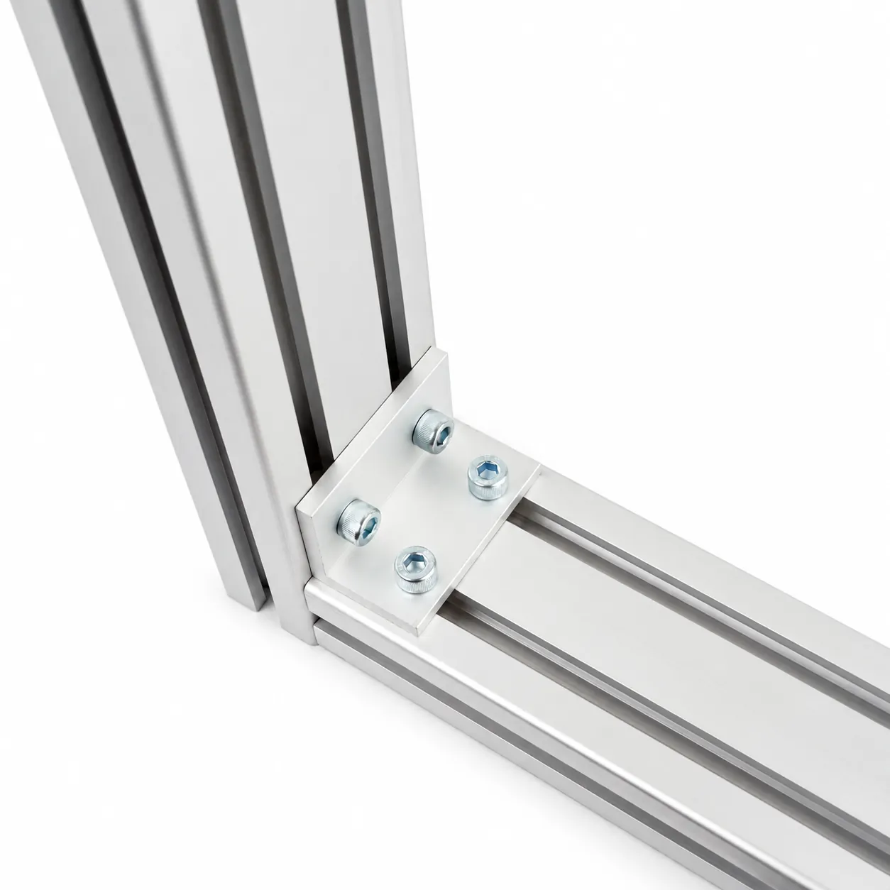 BAB-48 — L Bracket 40x80mmสีเงิน