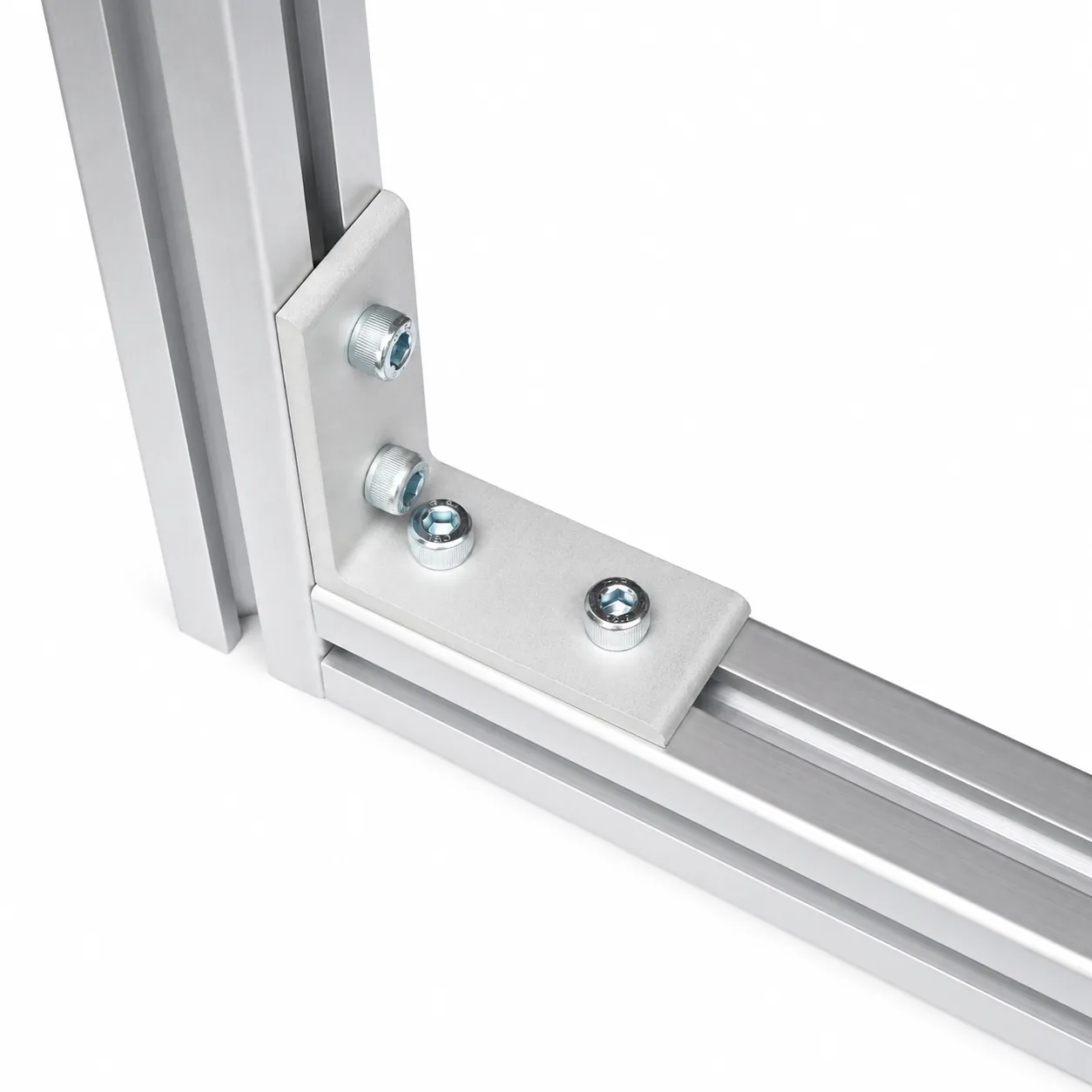 BAB-4L — L Bracket 40mm Long Type สีเงิน