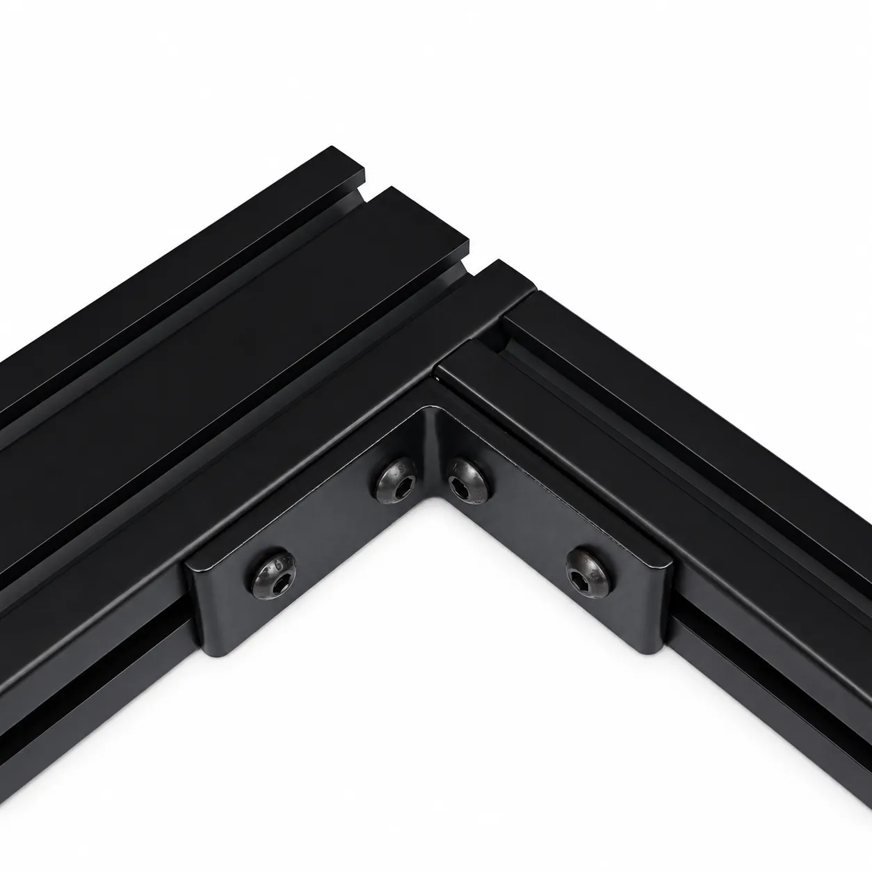 BAB-4LB — L Bracket 40mm Long Type สีดำ