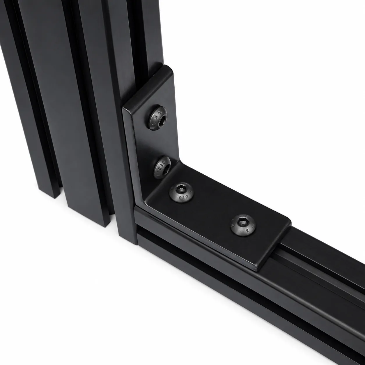 BAB-4LB — L Bracket 40mm Long Type สีดำ