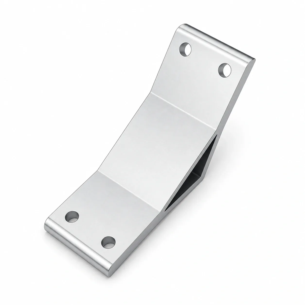 BAC-2435 — Hard Bracket 20x40mm 135องศา สีเงิน