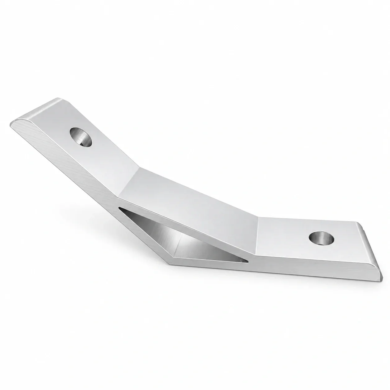 BAC-314 — Hard Bracket 30mm 135องศา สีเงิน