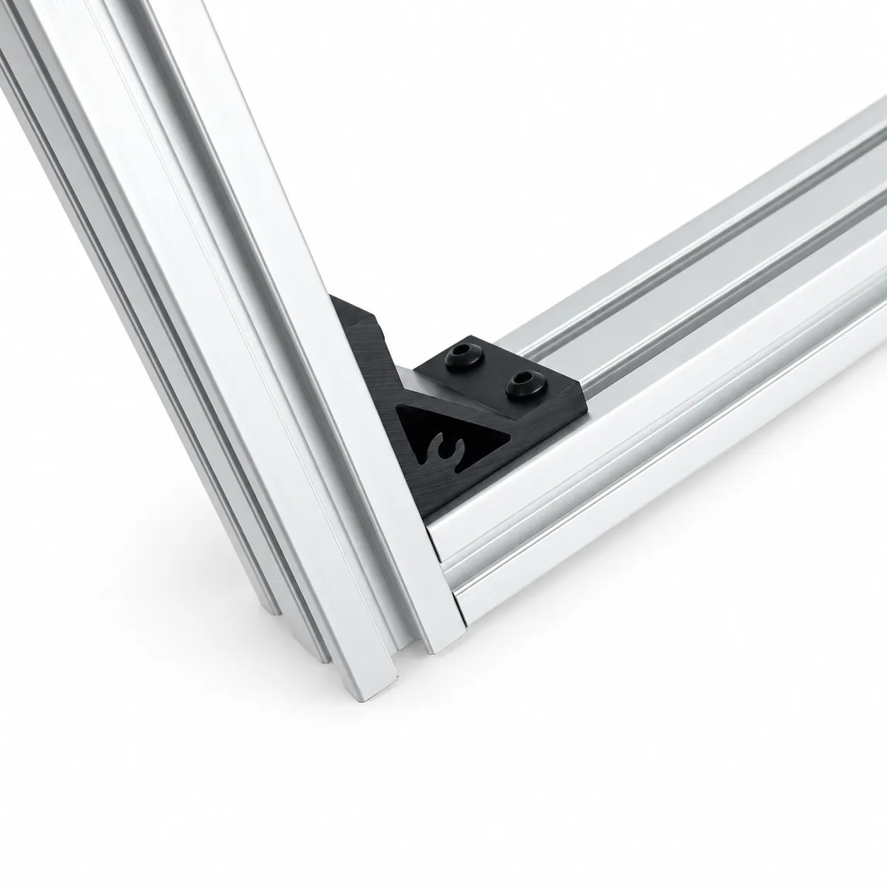 BAC-36K — Hard Bracket 30x60mm สีดำ