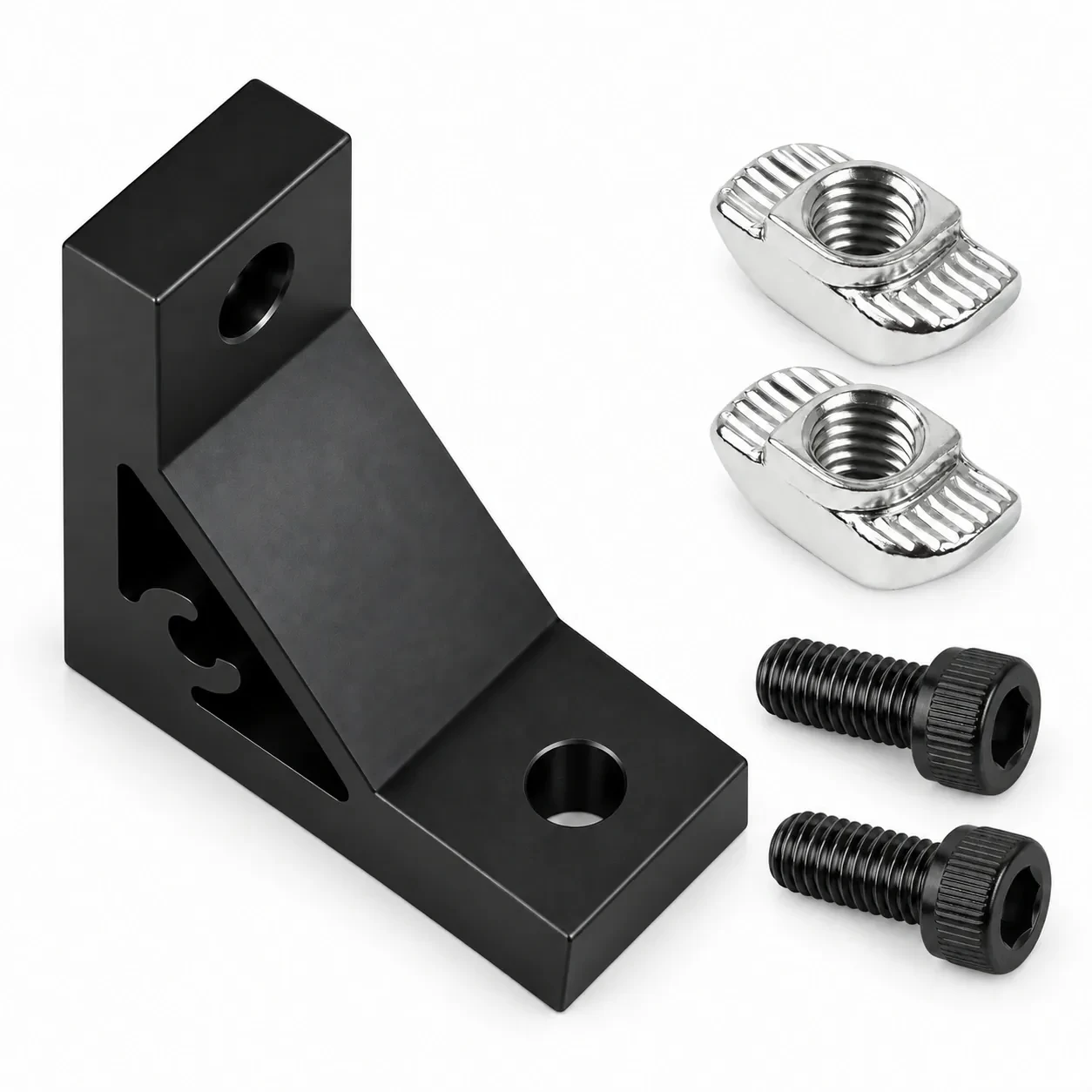 BAC-3K-SET — Hard Bracket 30mm สีดำ Kit Set