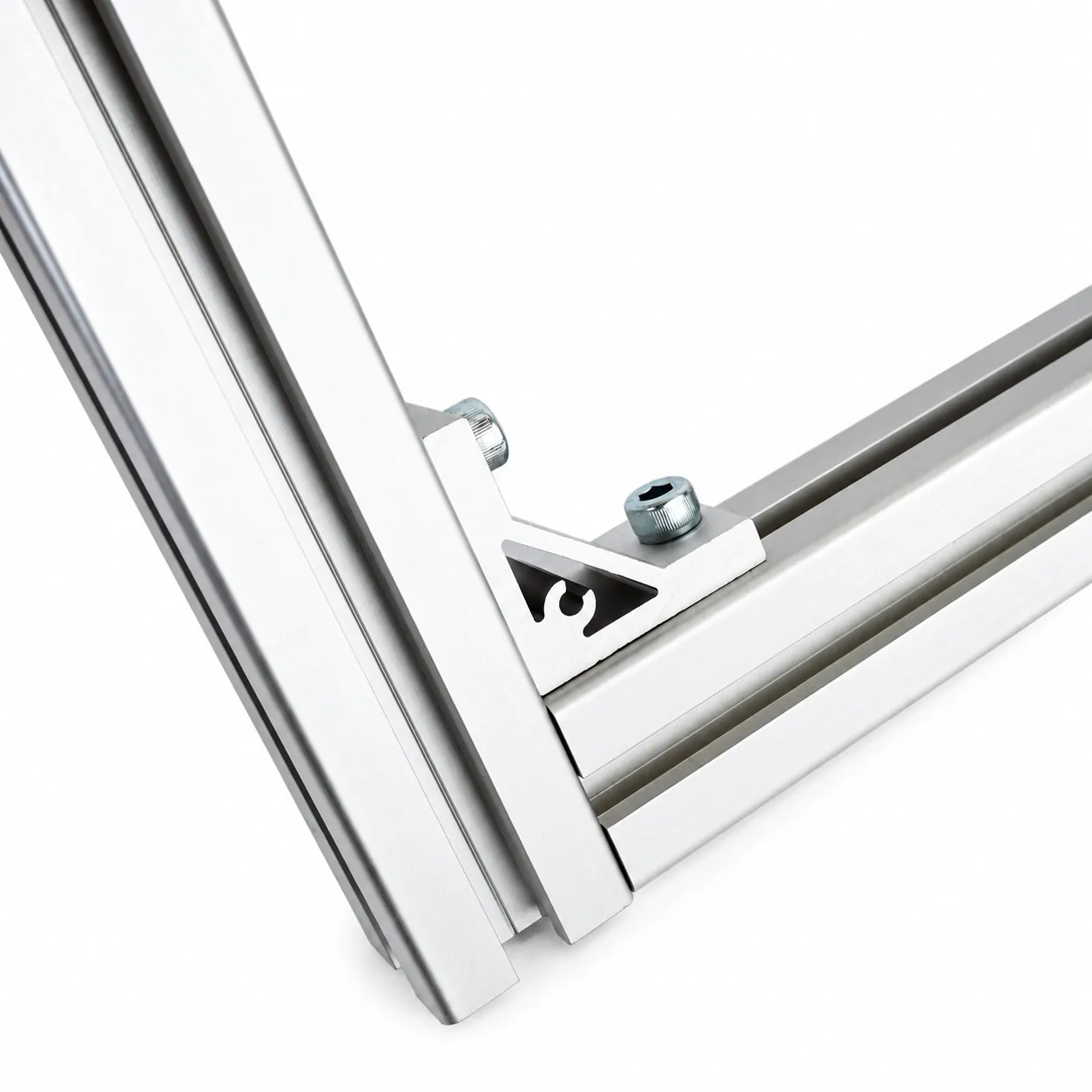 BAC-4 — Hard Bracket 40mm สีเงิน