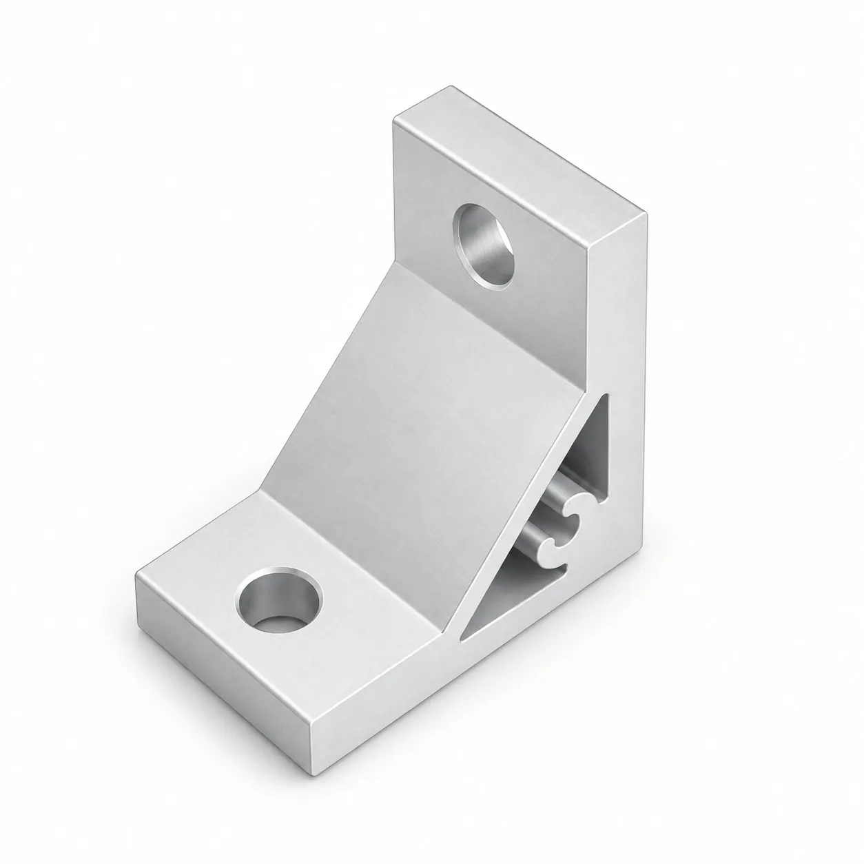 BAC-4 — Hard Bracket 40mm สีเงิน
