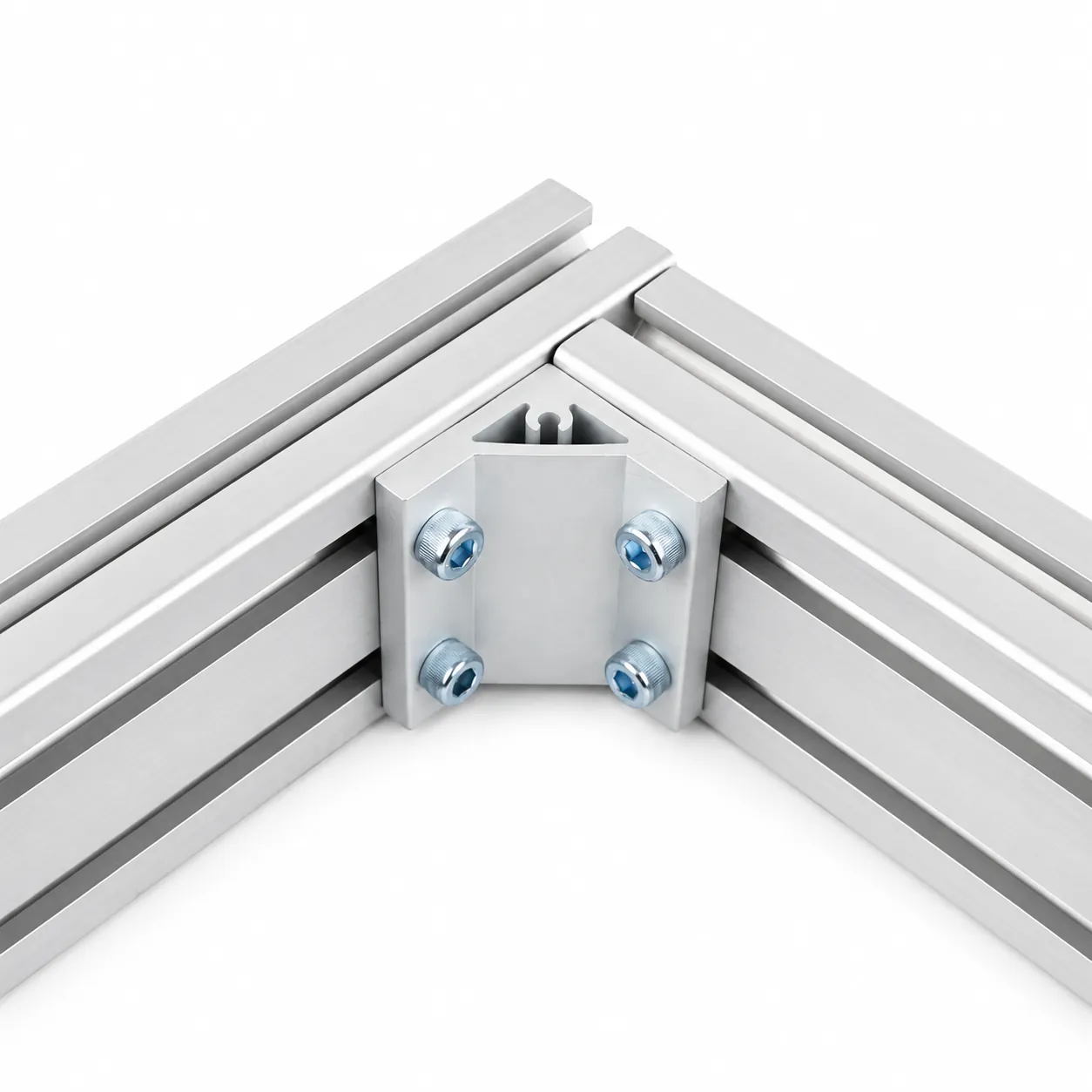 BAC-48 — Hard Bracket 40x80mm สีเงิน