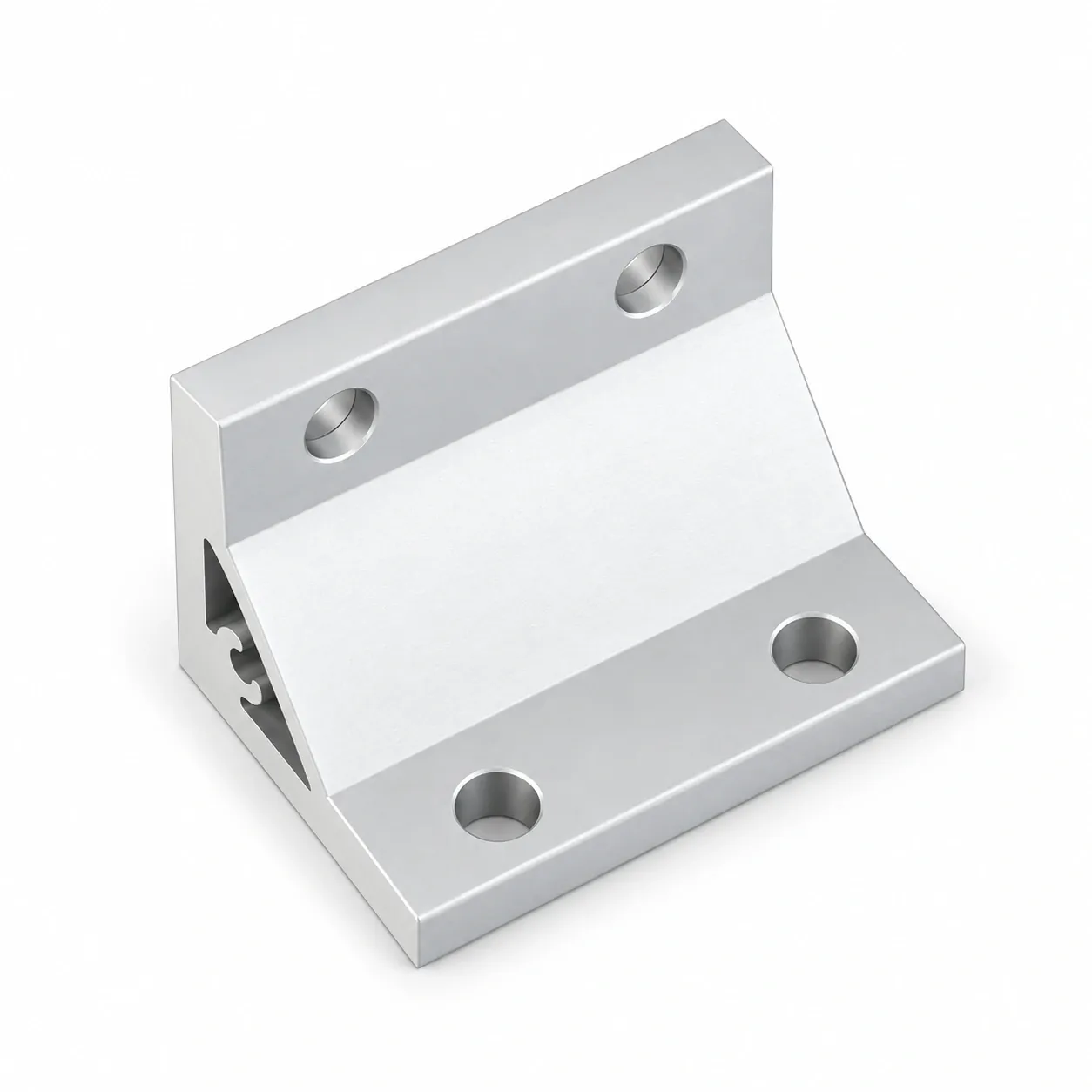 BAC-48 — Hard Bracket 40x80mm สีเงิน