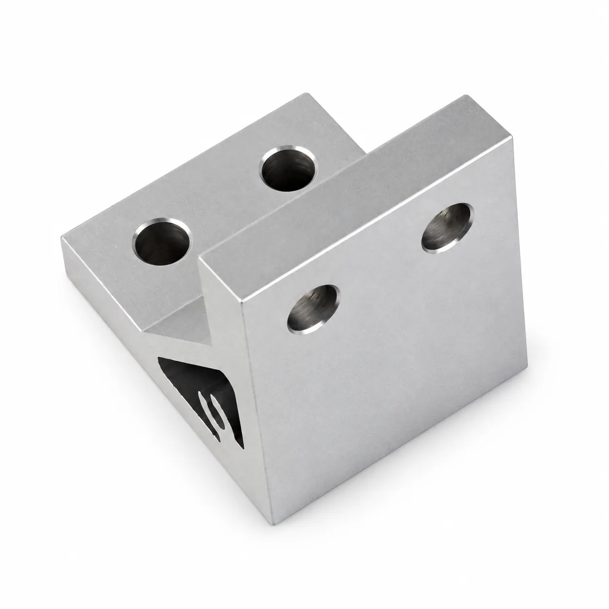 BAC-5 — Hard Bracket 50x50mm สีเงิน