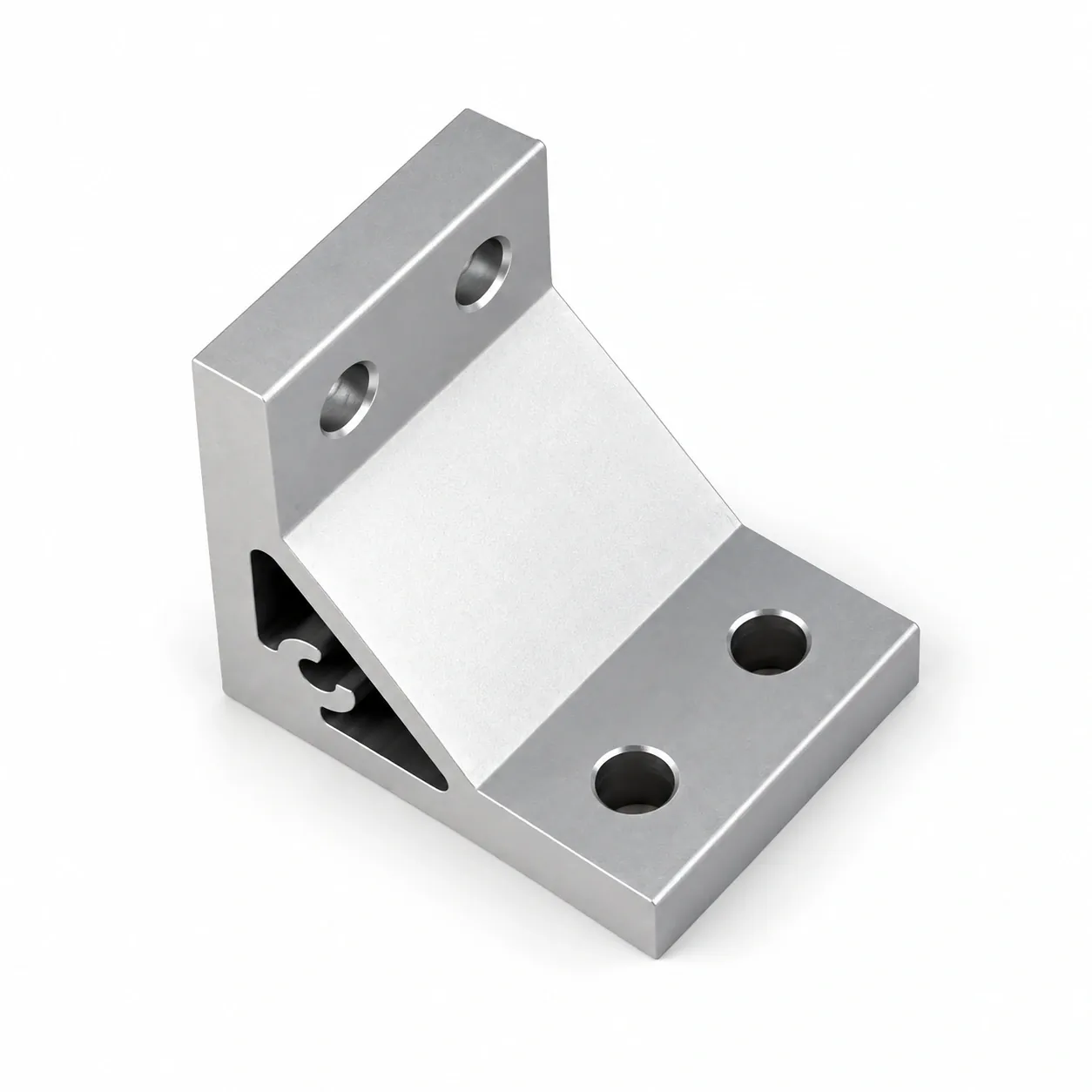 BAC-5 — Hard Bracket 50x50mm สีเงิน