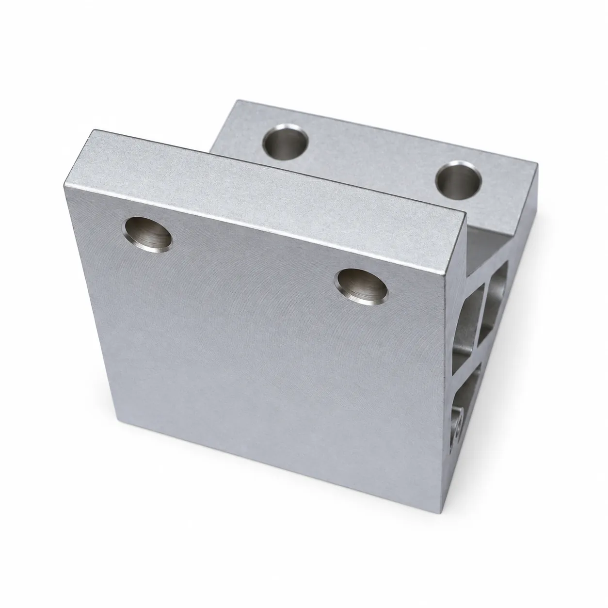 BAC-88 — Hard Bracket 80x80mm สีเงิน