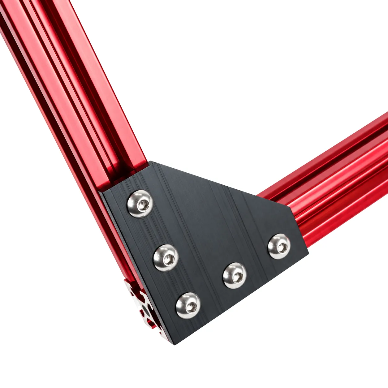BAH-2B — Corner Plate L 20mm สีดำ