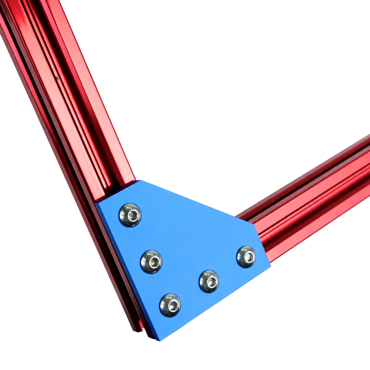 BAH-2CB — Corner Plate L 20mm สีน้ำเงิน