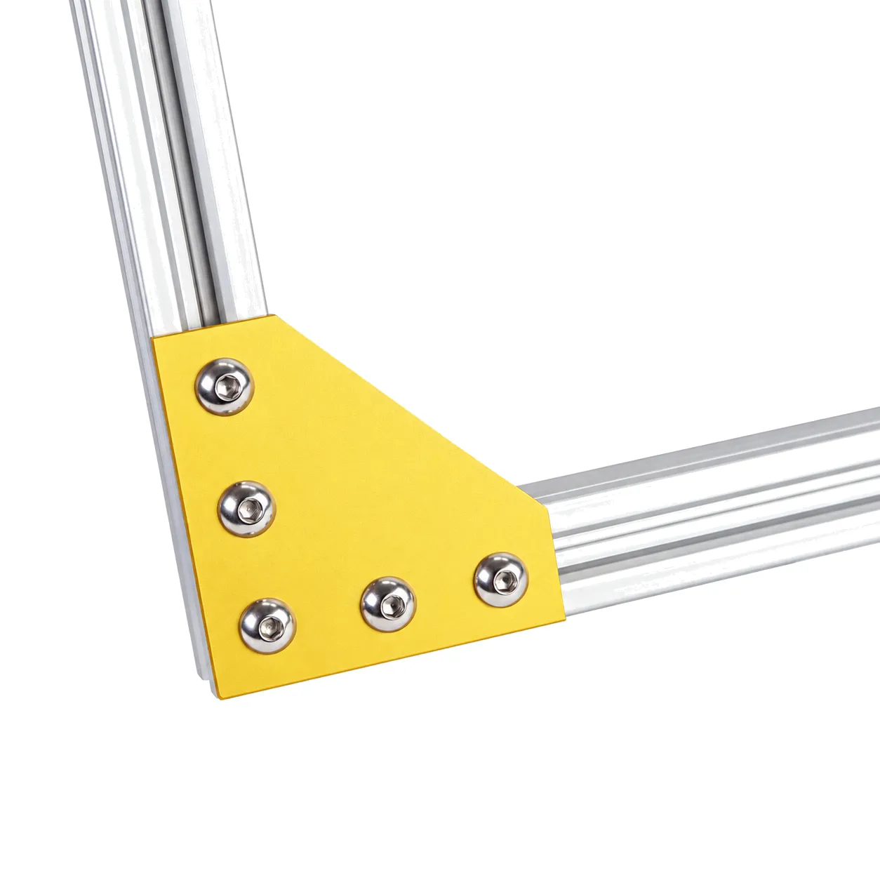 BAH-2CG — Corner Plate L 20mm สีทอง