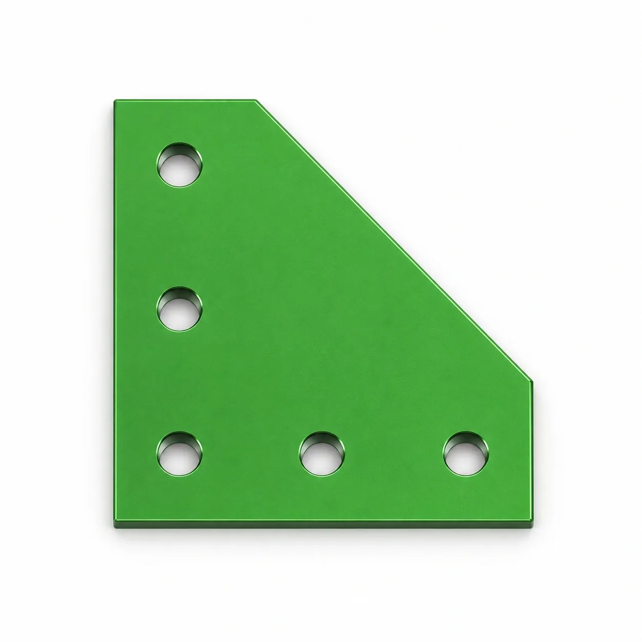 BAH-2CN — Corner Plate L 20mm สีเขียว