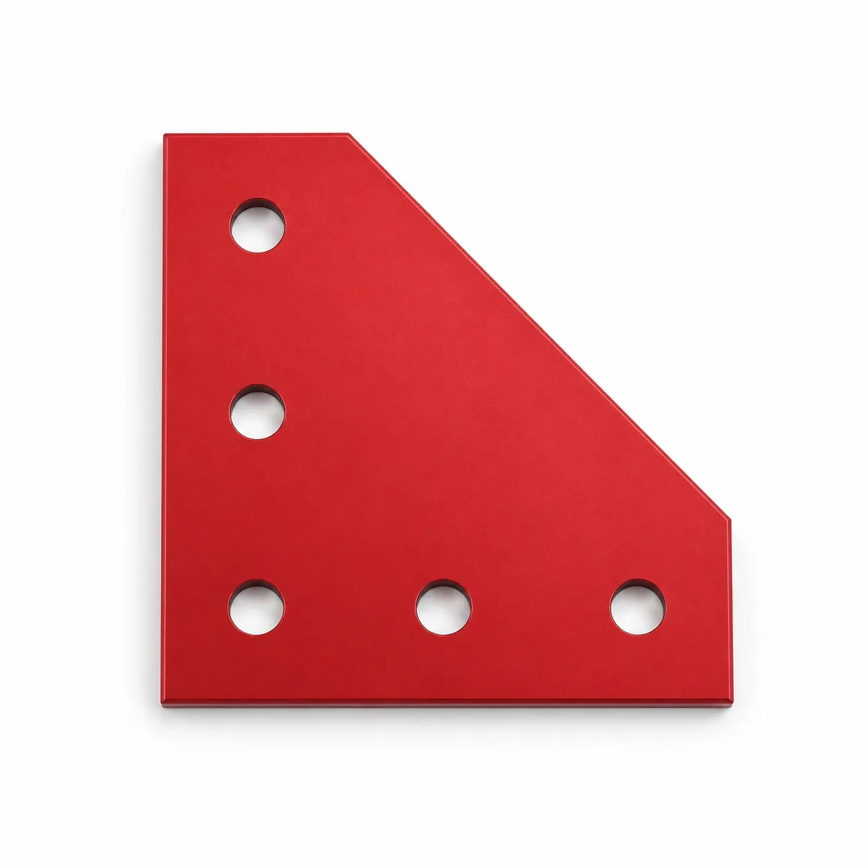 BAH-2CR — Corner Plate L 20mm สีแดง