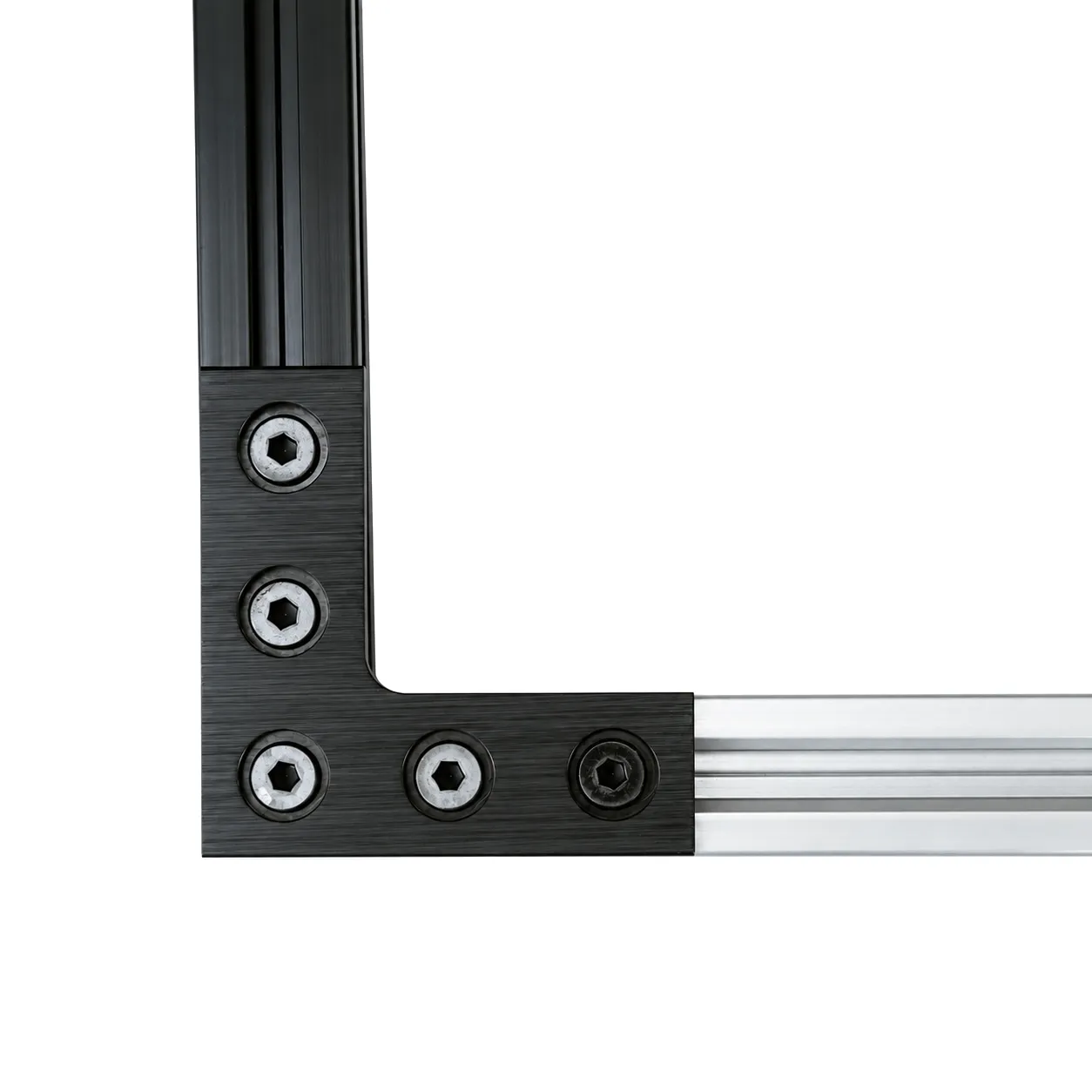 BAH-2L2 — L Plate 20mm สีดำ