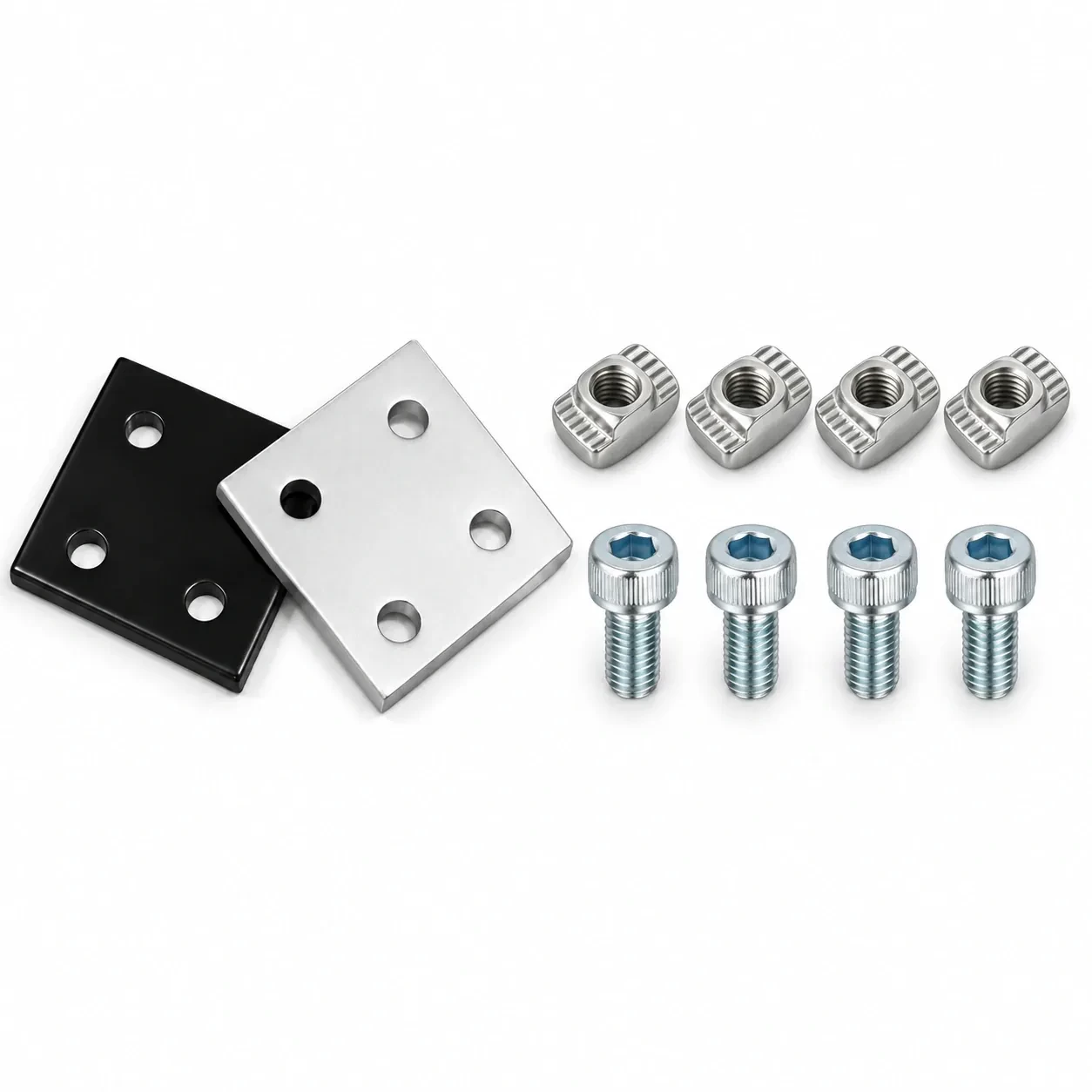 BAH-2QA-SET — Square Plate 20mm 4รู Kit Set