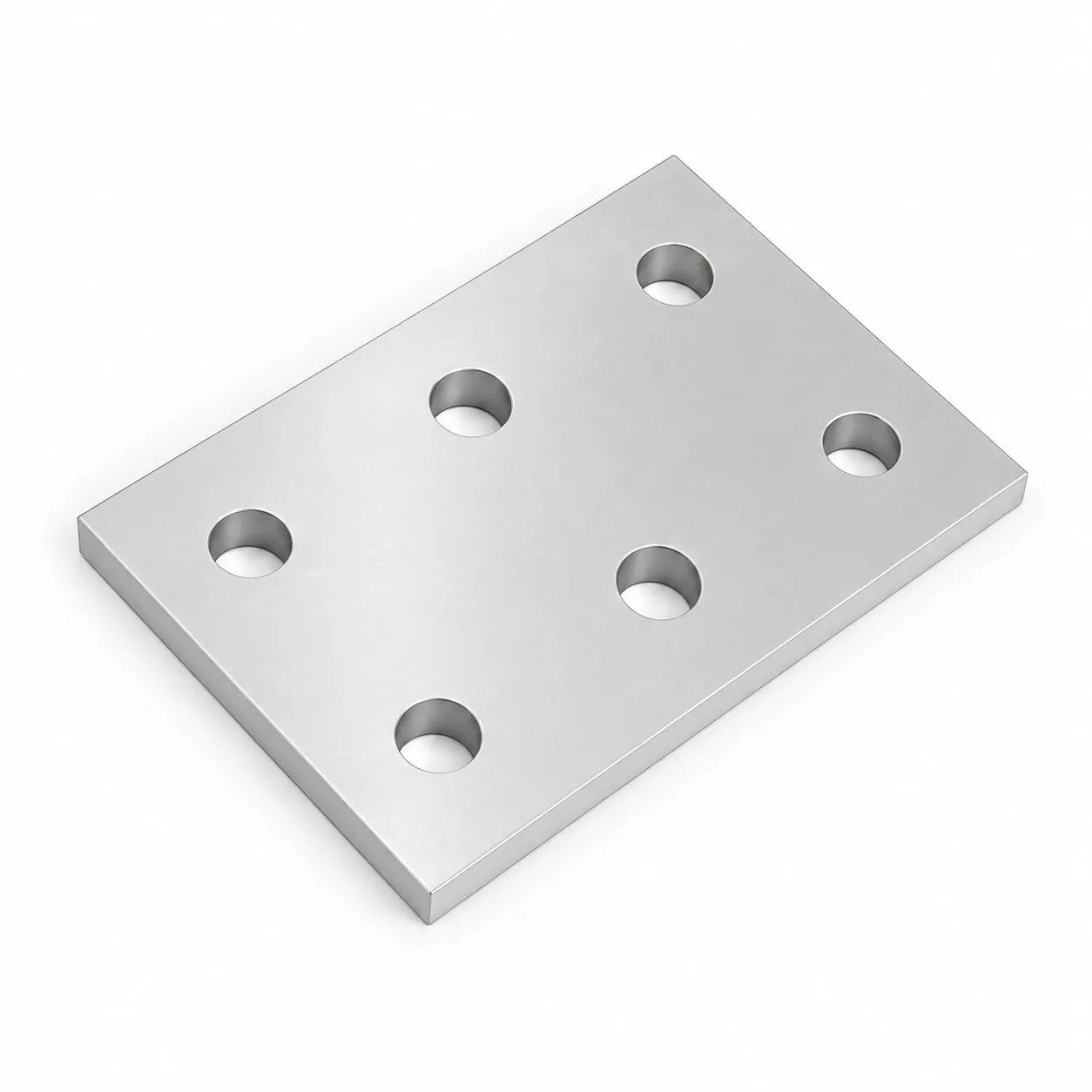 BAH-2QA6 — Square Plate 20mm 6 รู