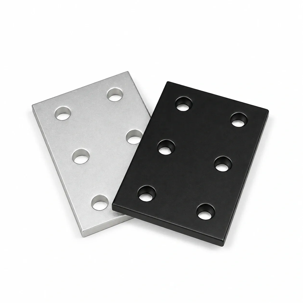 BAH-2QB6 — Square Plate 20mm 6 รู สีดำ