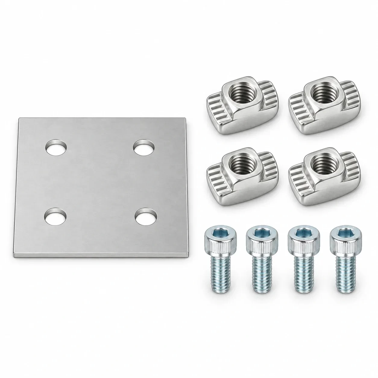 BAH-2QT-SET — Square Plate 20mm รุ่นบาง Kit Set