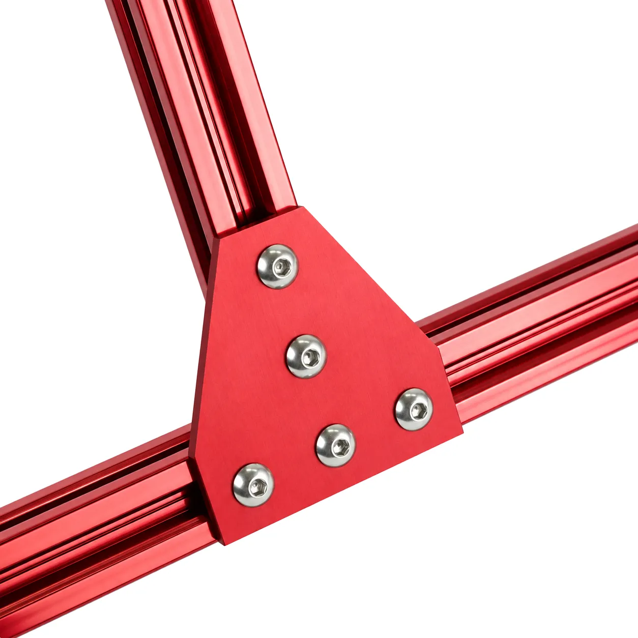 BAH-2TR — Corner Plate T 20mm สีแดง