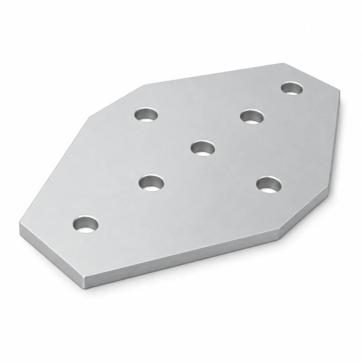 BAH-2XA — Corner Plate X 20mm สีเงิน