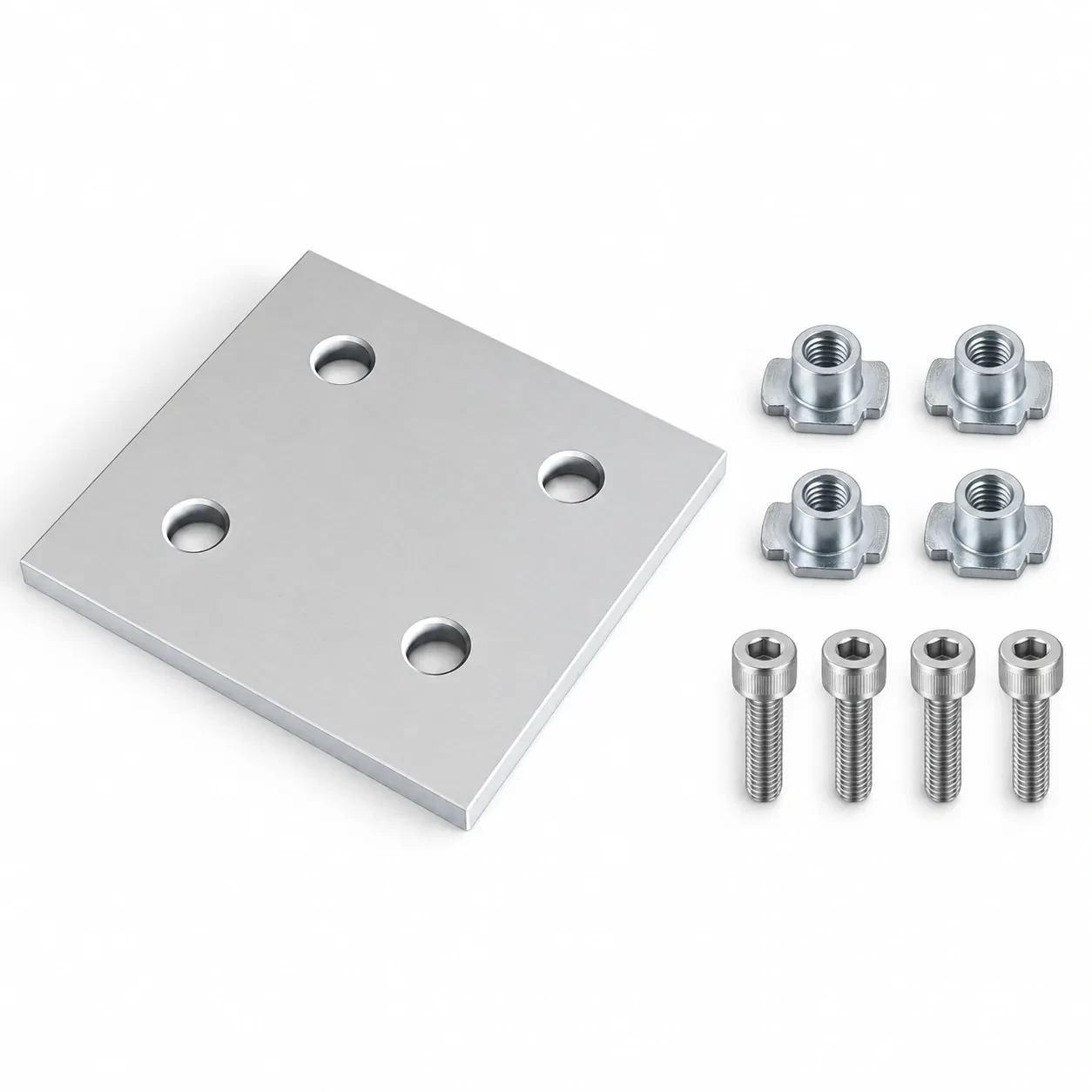 BAH-3QU-SET — Square Plate 30mm Kit Set