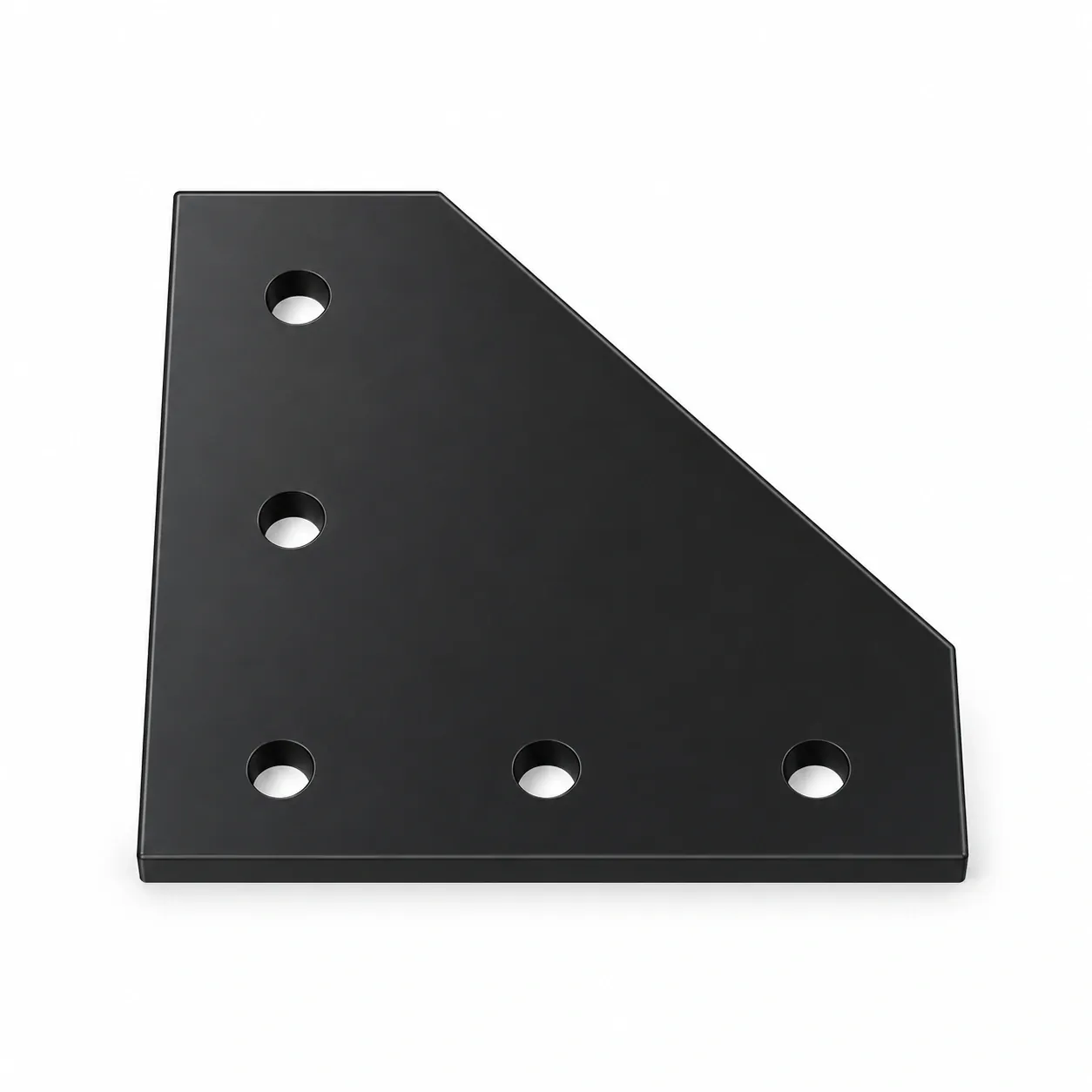 BAH-4K — Corner Plate L 40mm สีดำ