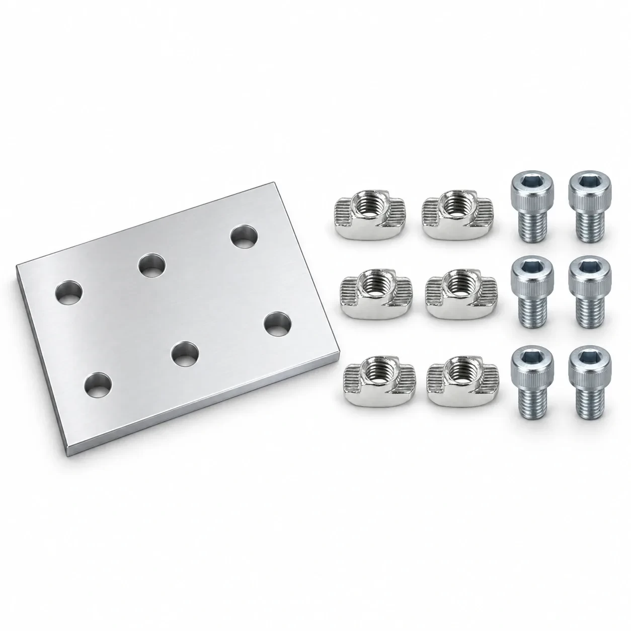 BAH-4QA6-SET — Square Plate 40mm 6รู Kit Set