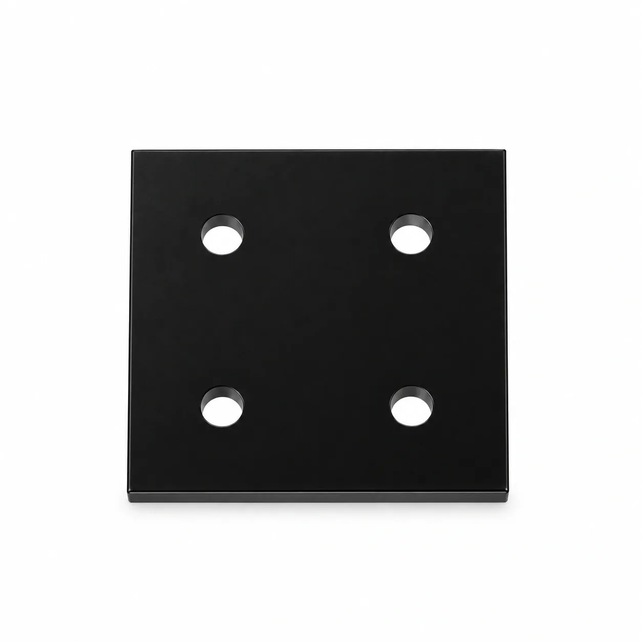 BAH-4QB — Square Plate 40mm 4รู สีดำ