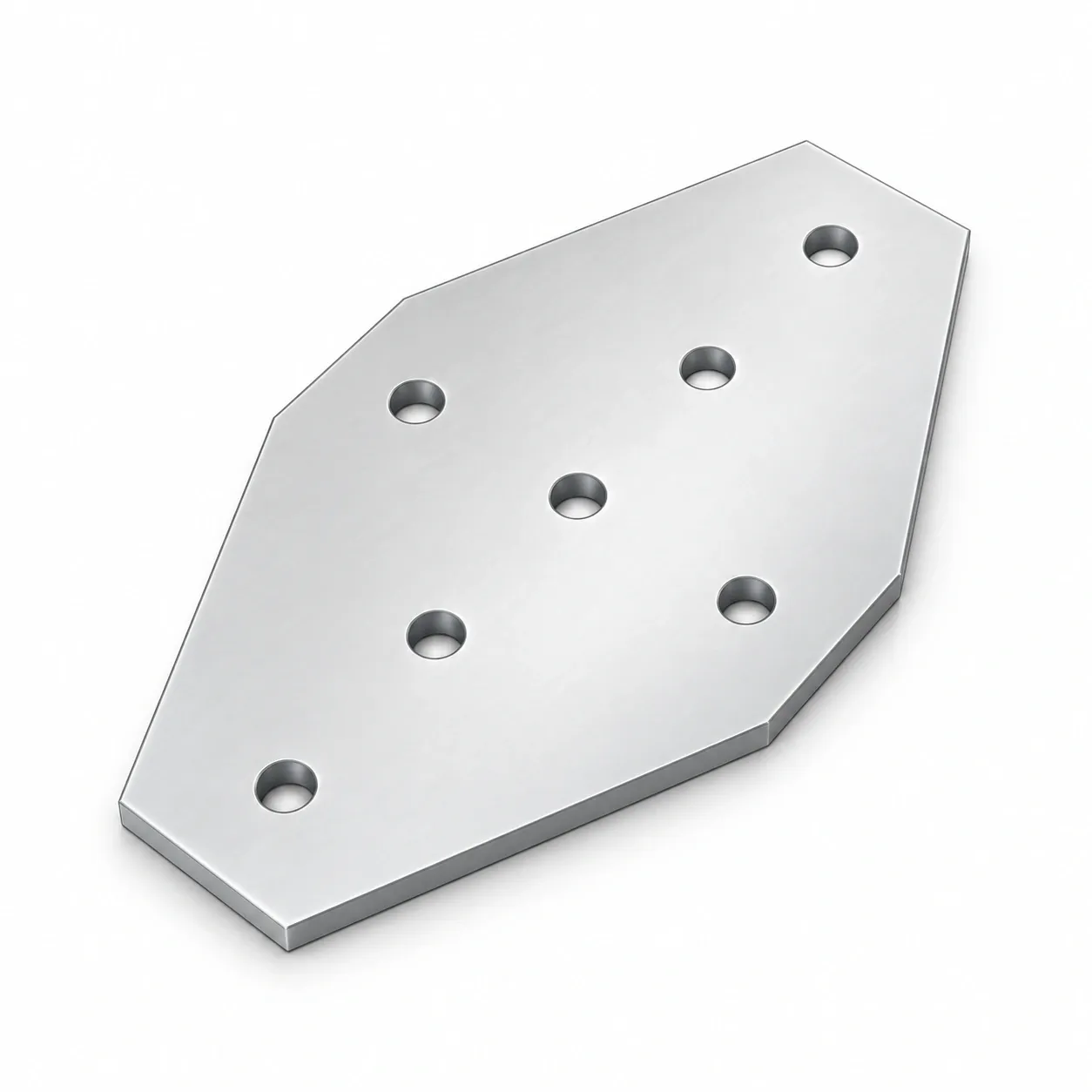 BAH-4XA — Corner Plate X 40mm สีเงิน