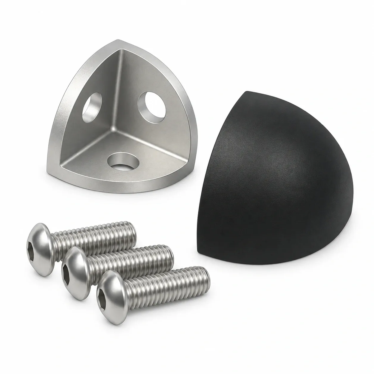BAL-4 — Round Corner Bracket 40mm