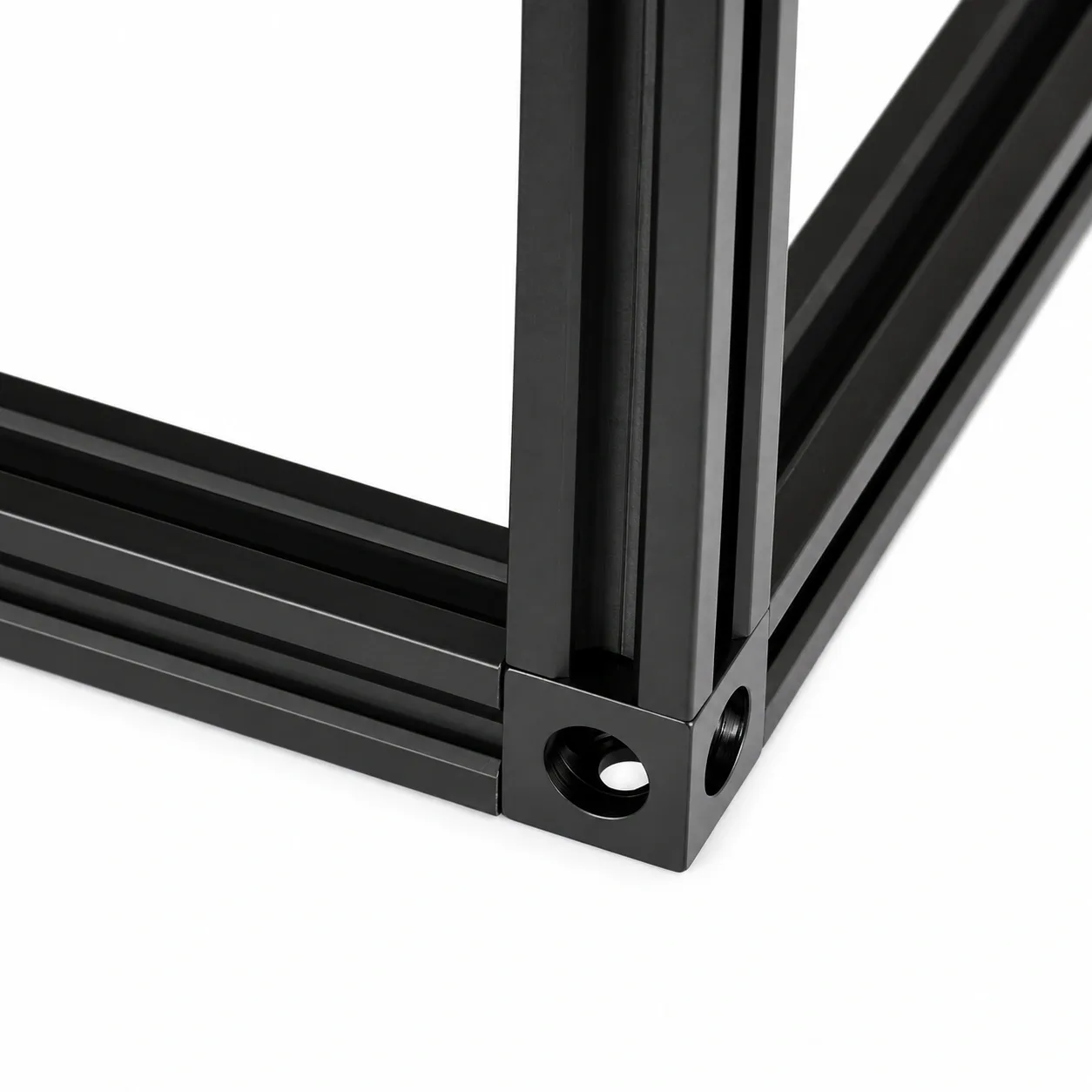 BAN-2C — Corner Cube 20mm สีดำ