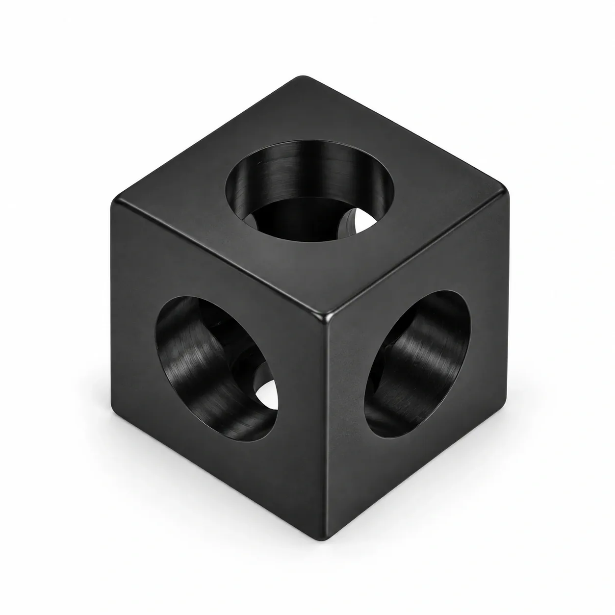 BAN-2C — Corner Cube 20mm สีดำ