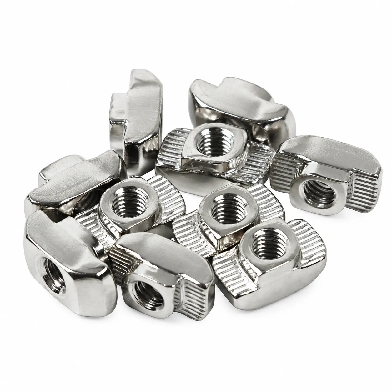 BBB-48S — T-Nut/Free Nut 40mm M8 สแตนเลส