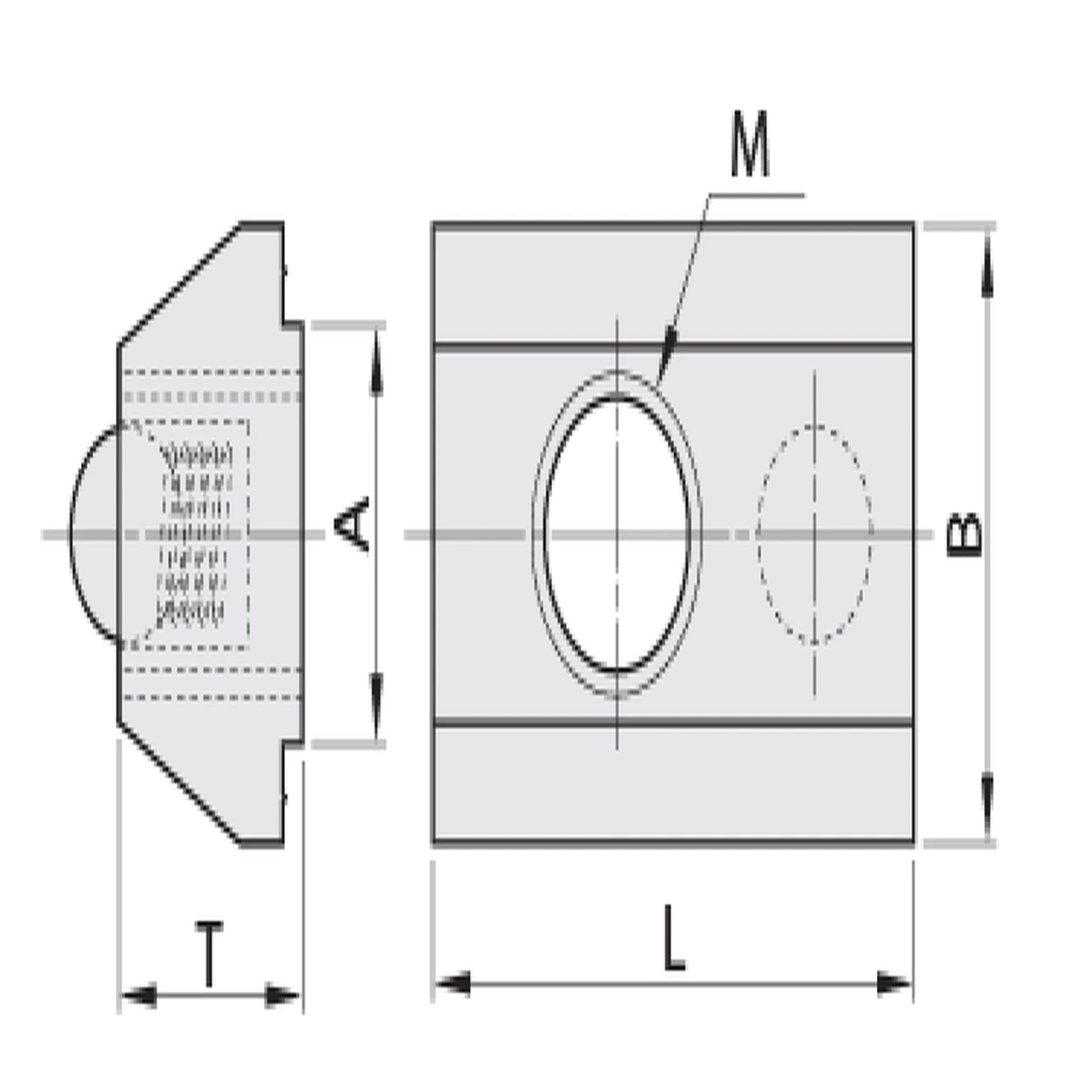 BBC-25 — Lock Nut 20mm M5