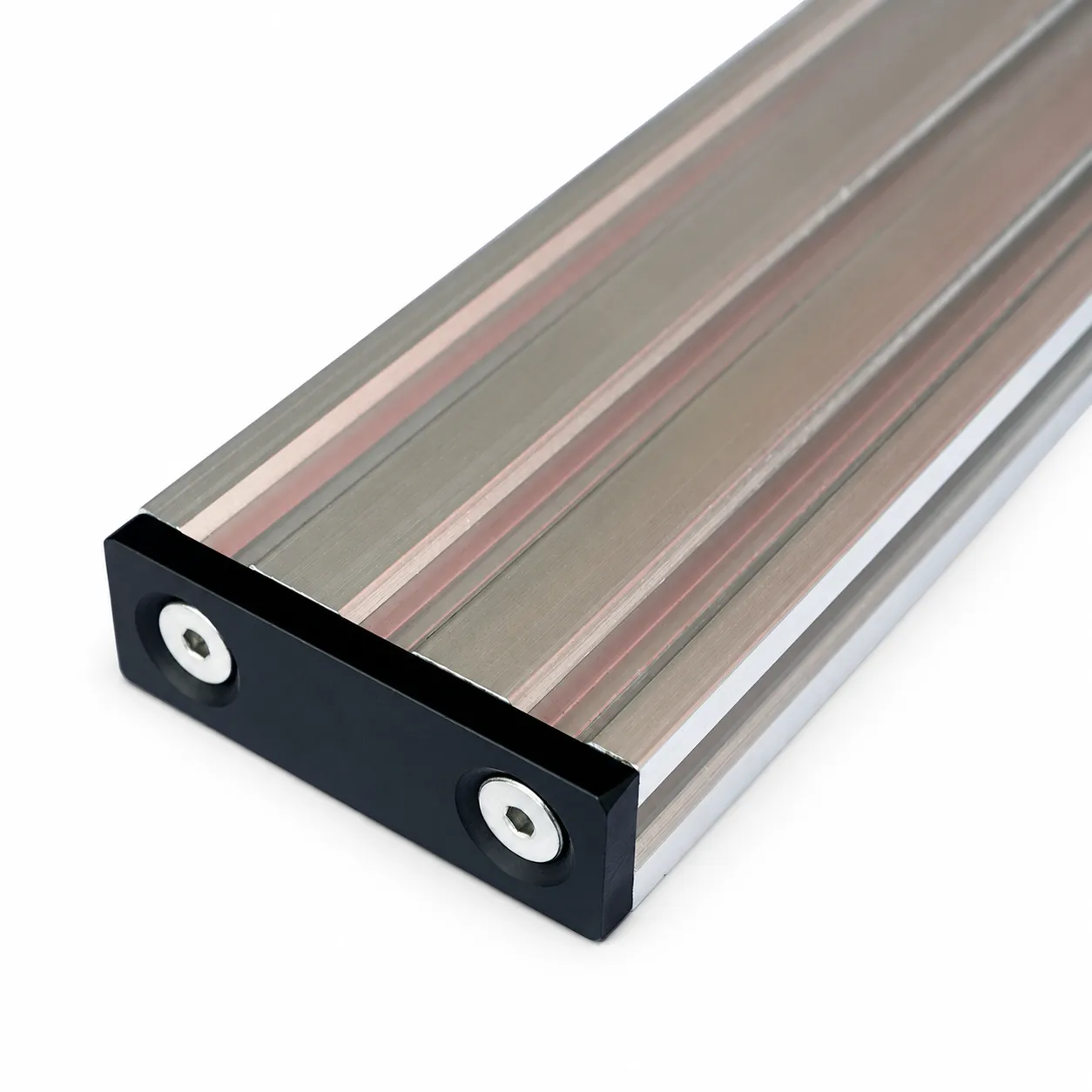 BCE-26B — Endcap 20x60mm อลูมิเนียม สีดำ