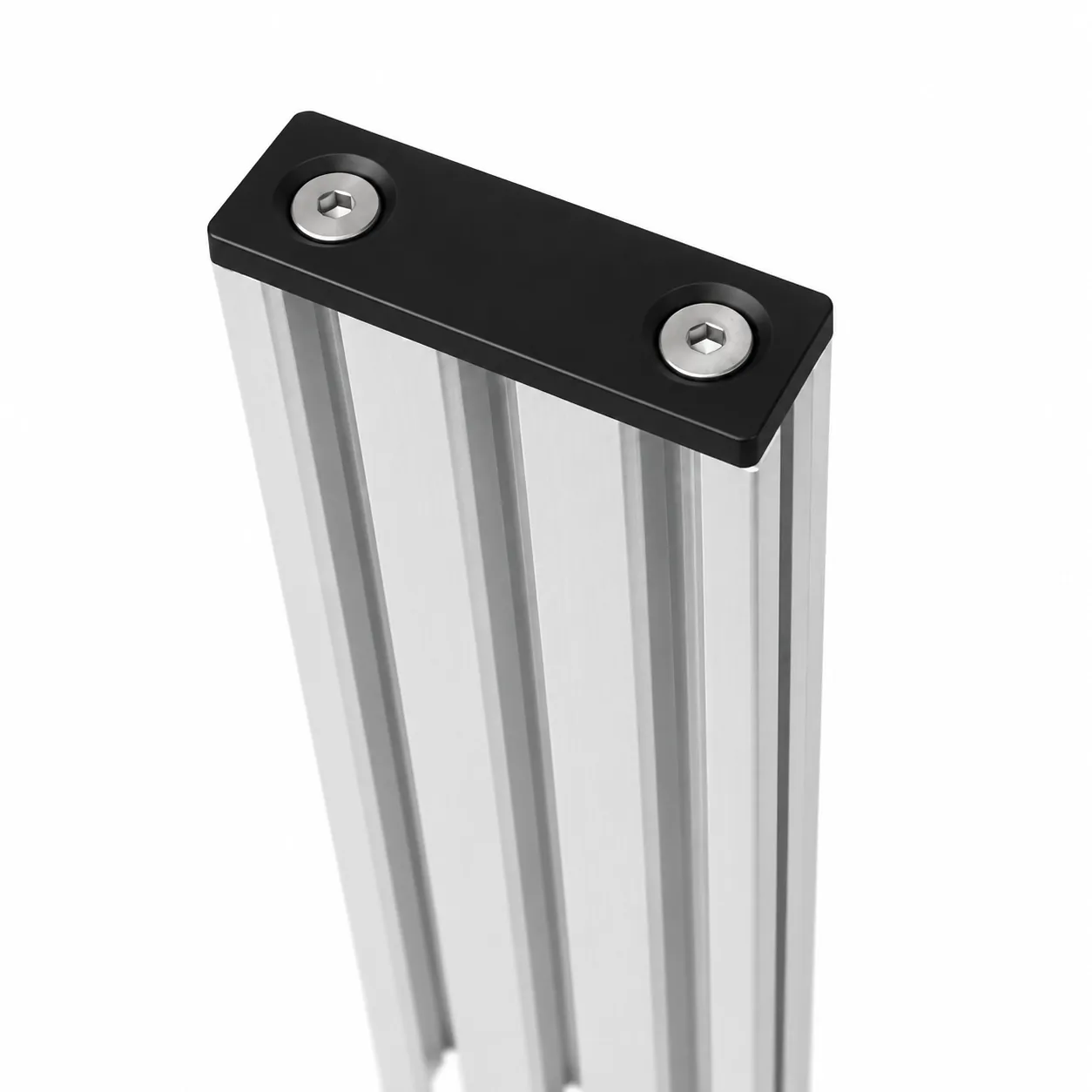 BCE-26B — Endcap 20x60mm อลูมิเนียม สีดำ