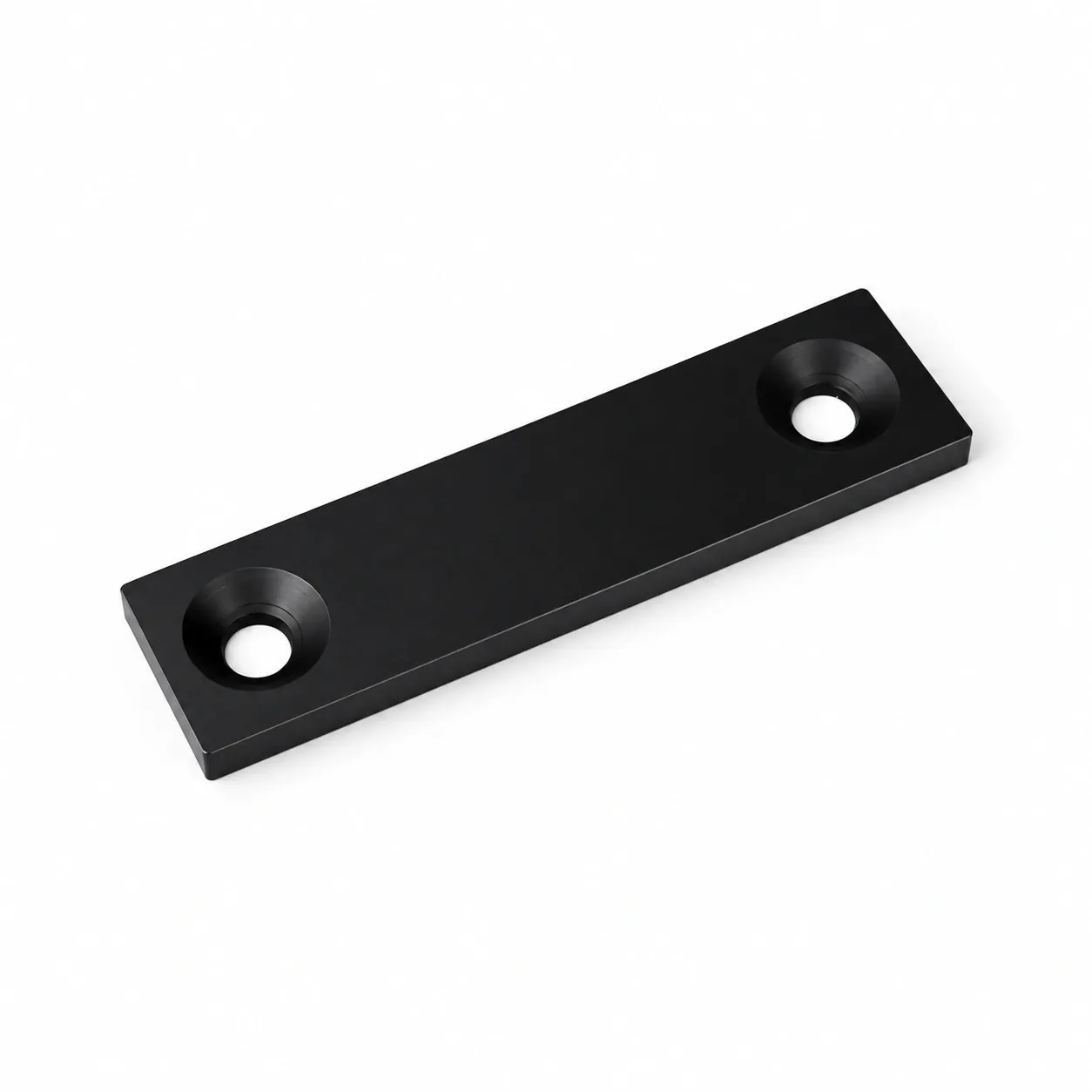 BCE-28B — Endcap 20x80mm อลูมิเนียม สีดำ