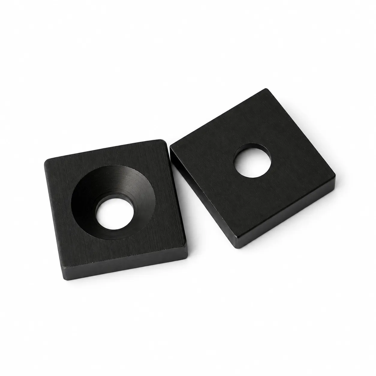 BCE-2B — Endcap 20x20mm อลูมิเนียม สีดำ