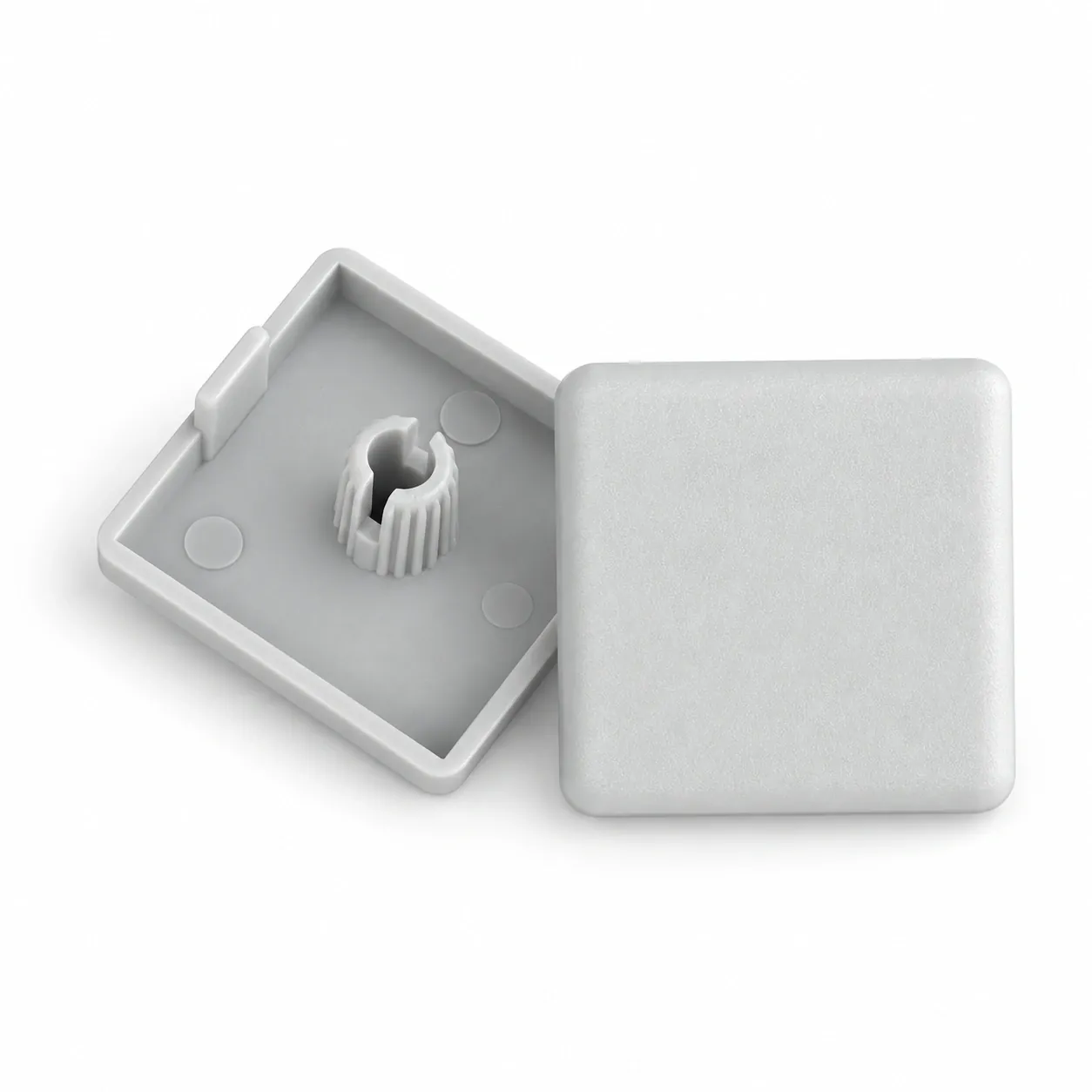 BCE-2TW — Endcap 20x20mm สีเทา