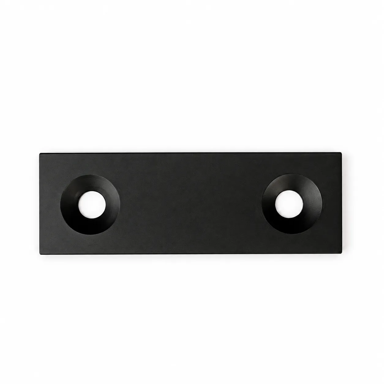 BCE-39B — Endcap 30x90mm อลูมิเนียม สีดำ