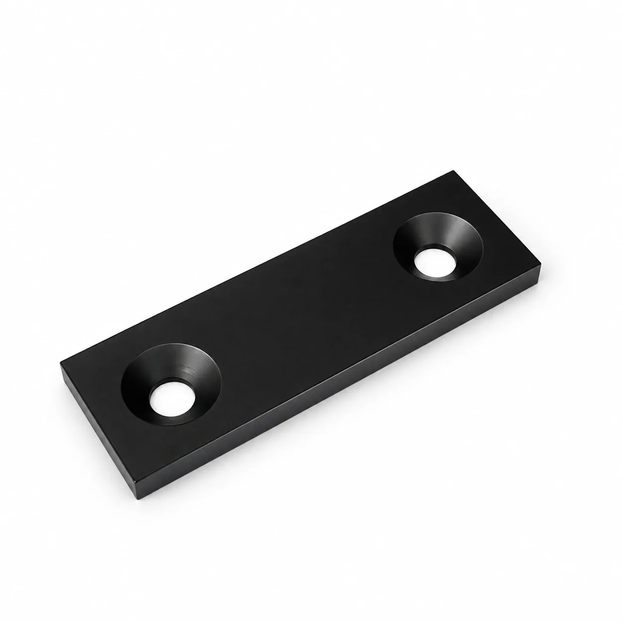 BCE-39B — Endcap 30x90mm อลูมิเนียม สีดำ