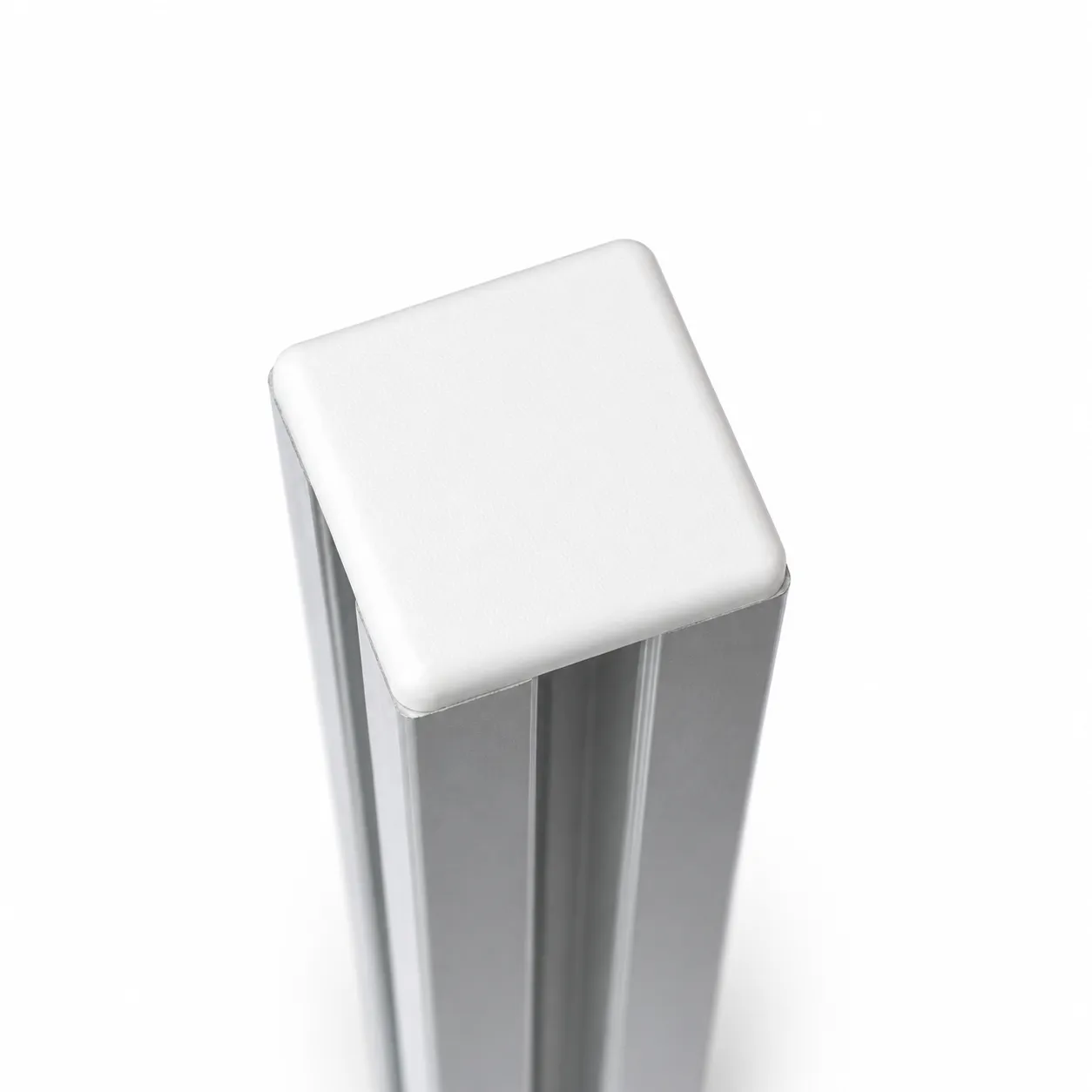 BCE-3W — Endcap 30x30mm สีขาว