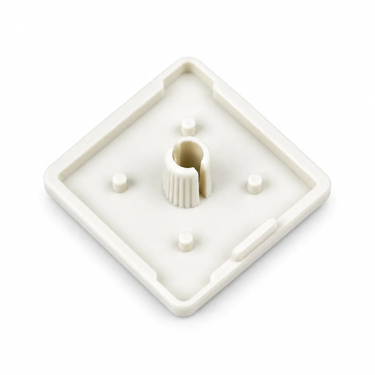 BCE-3W — Endcap 30x30mm สีขาว