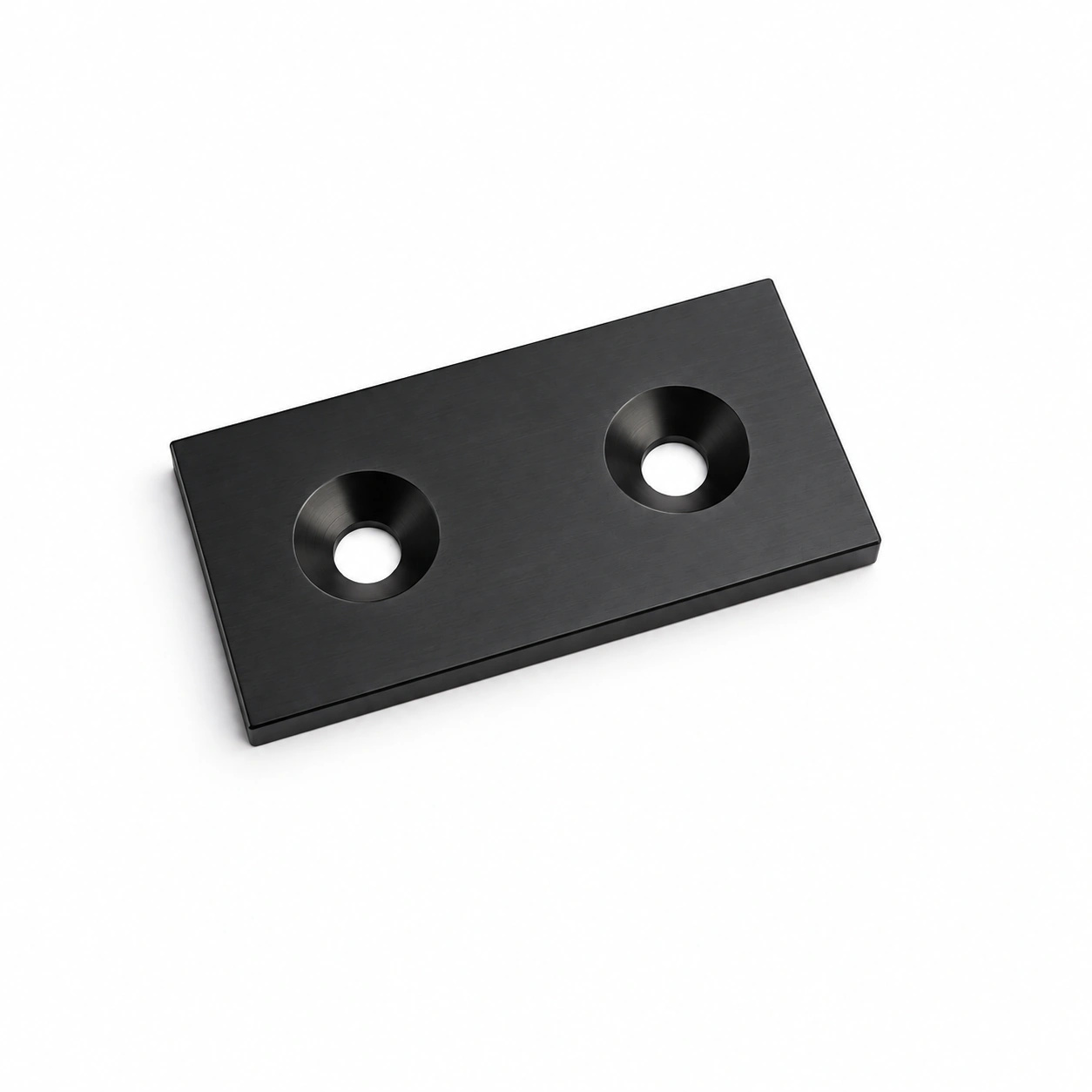 BCE-48TB — Endcap 40x80mm Heavy Load อลูมิเนียม สีดำ