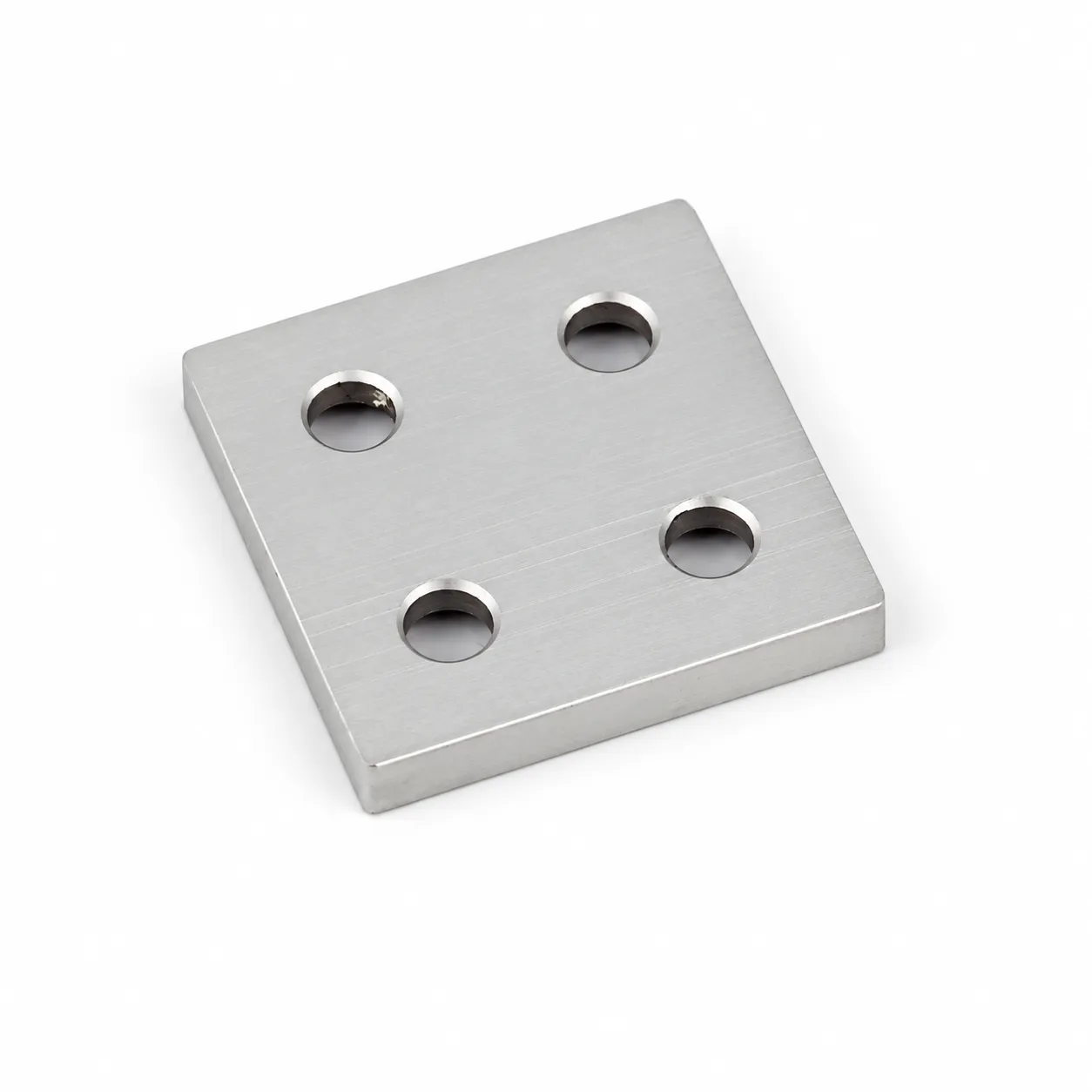 BCE-4VA — End Cap 40x40mm V-Slot อลูมิเนียม สีเงิน