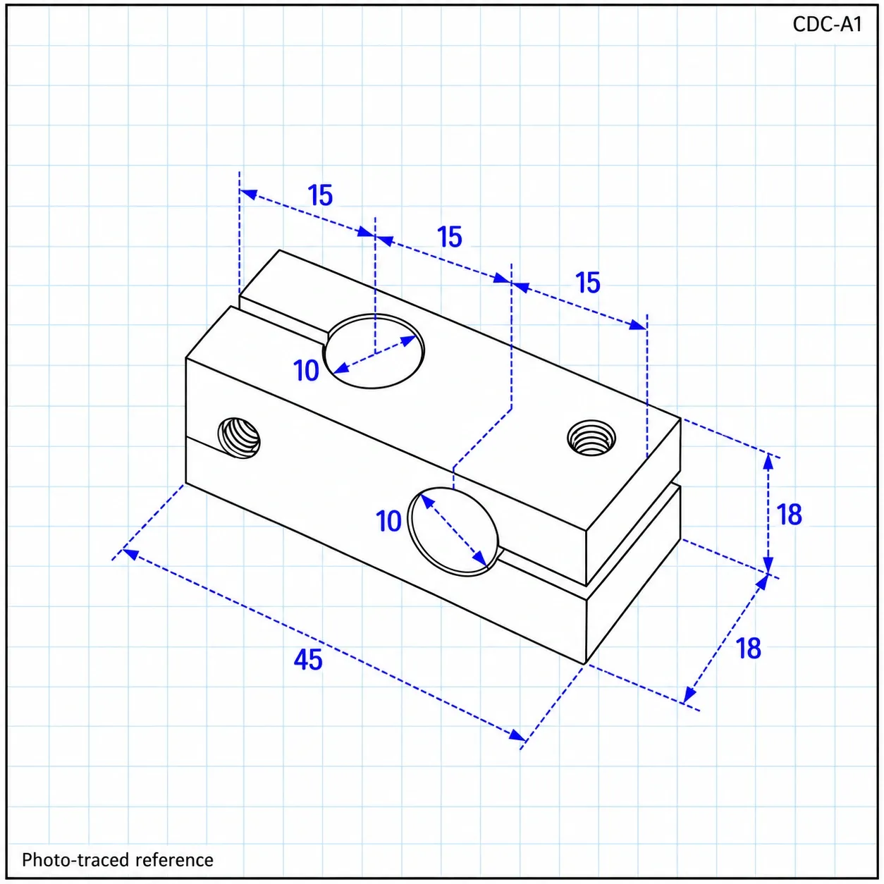 CDC-A1 — Cross Clamp 10x10mm