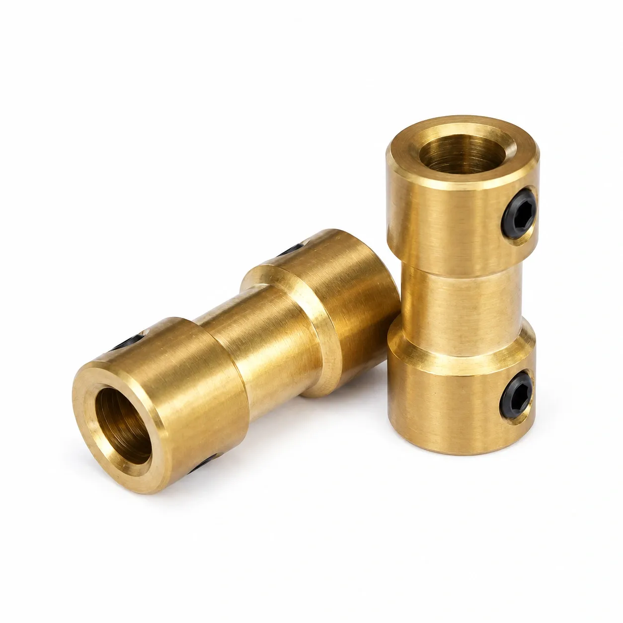 CFD-635 — คัปปลิ้งทองเหลือง Rigid D9 L20 3x5mm